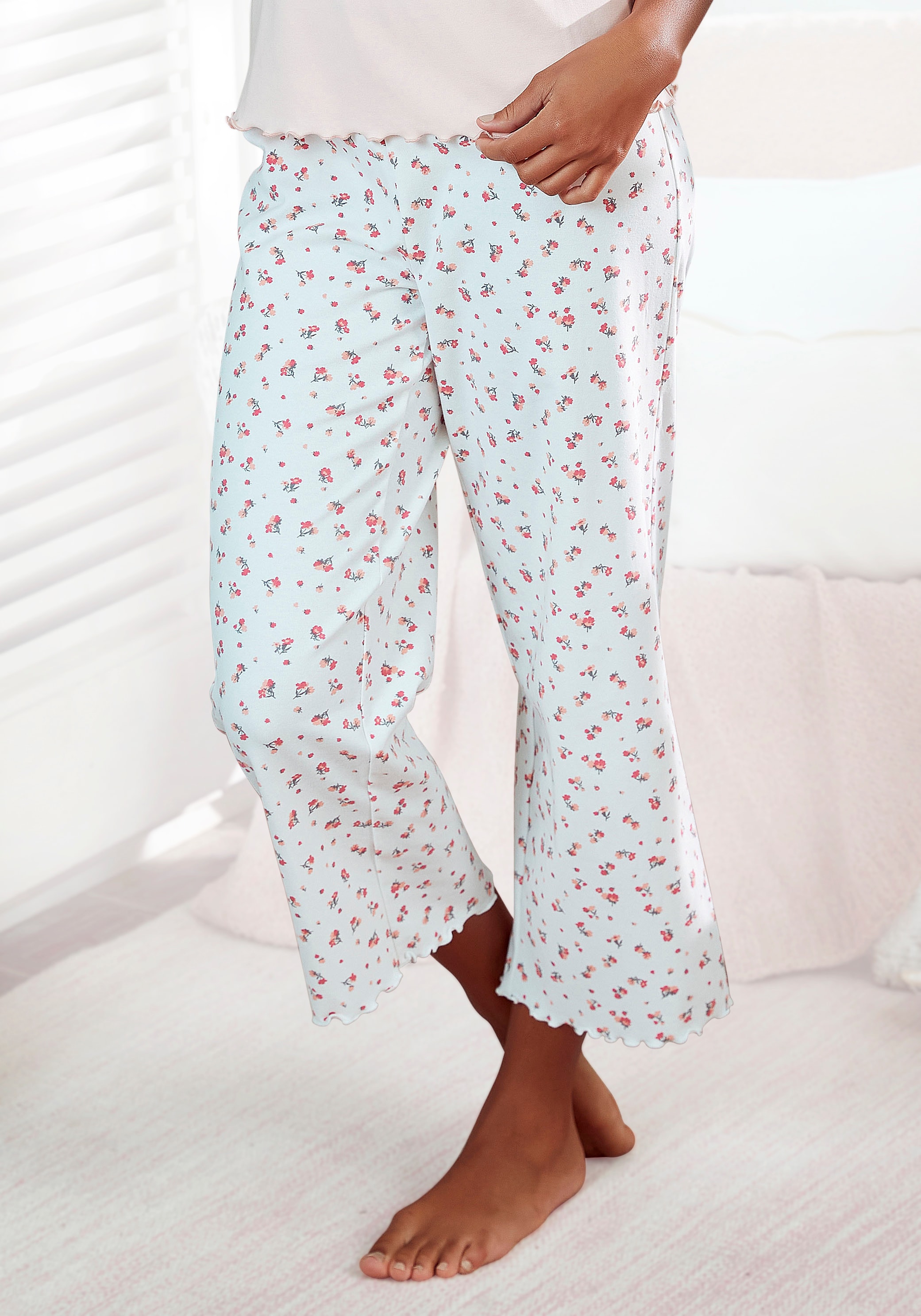 Pyjamahose, mit Babylocksaum