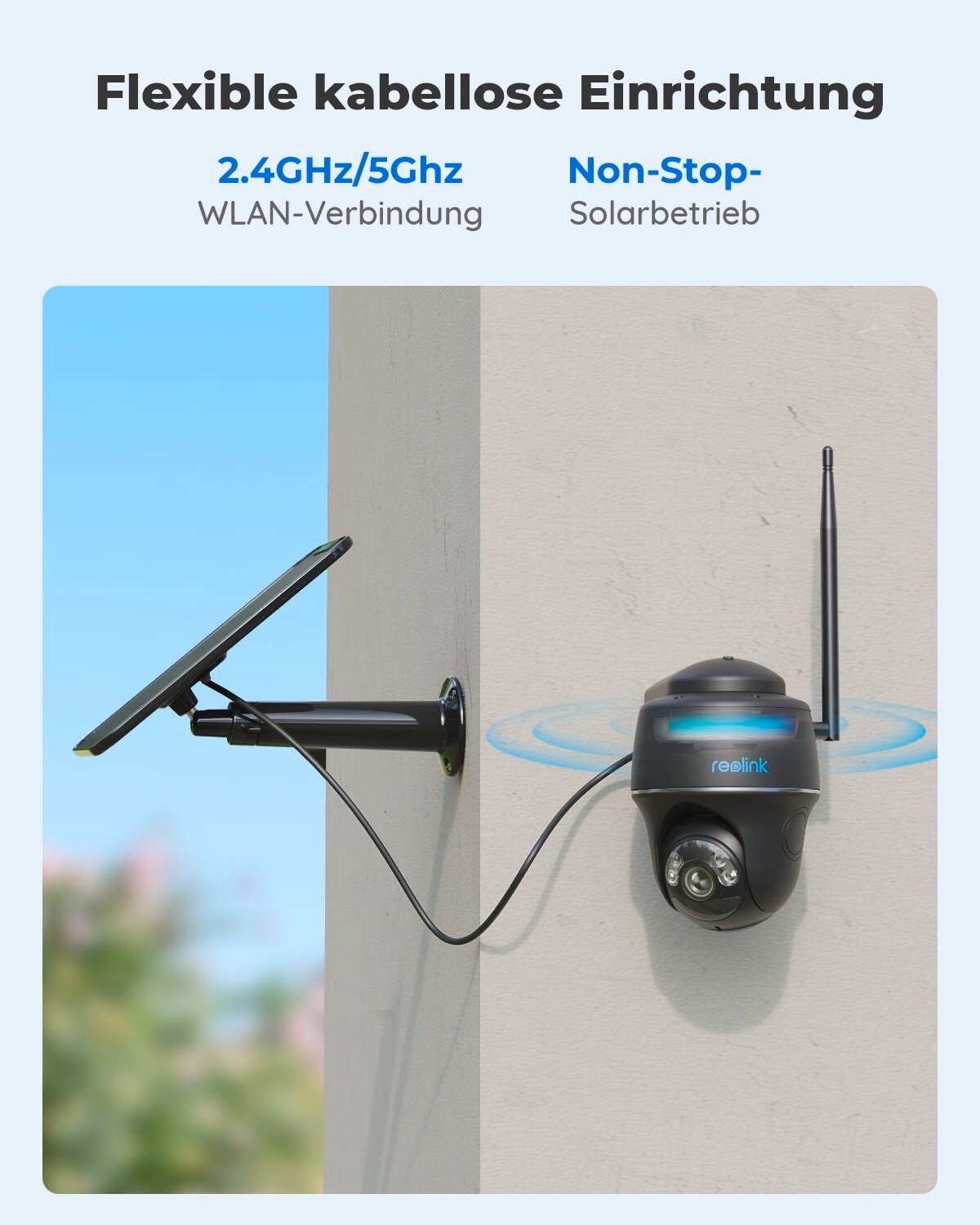 Reolink Überwachungskamera »Argus Series B430-B Battery-WiFi«, Aussenbereich