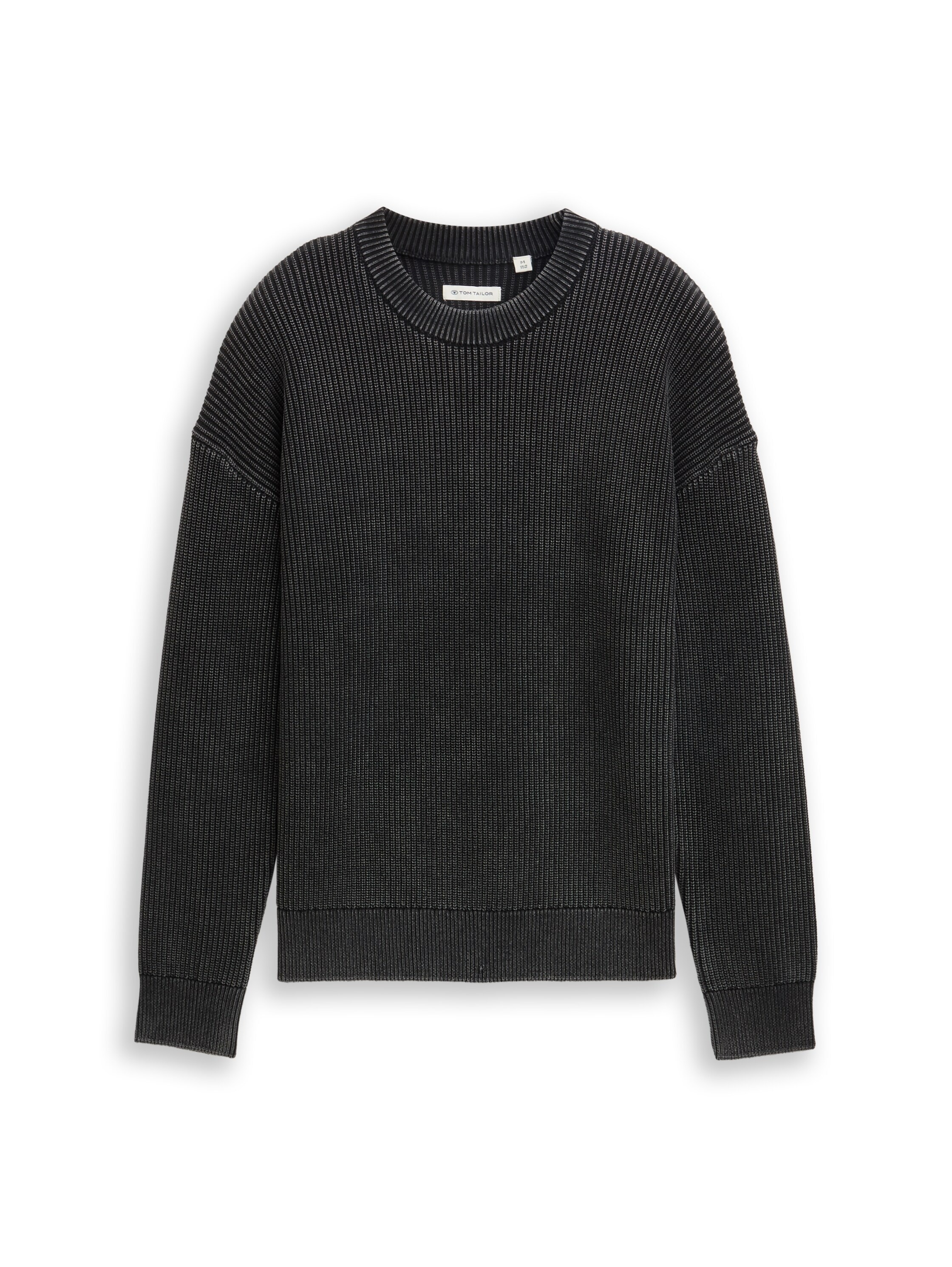 TOM TAILOR Pull en tricot aspect délavé