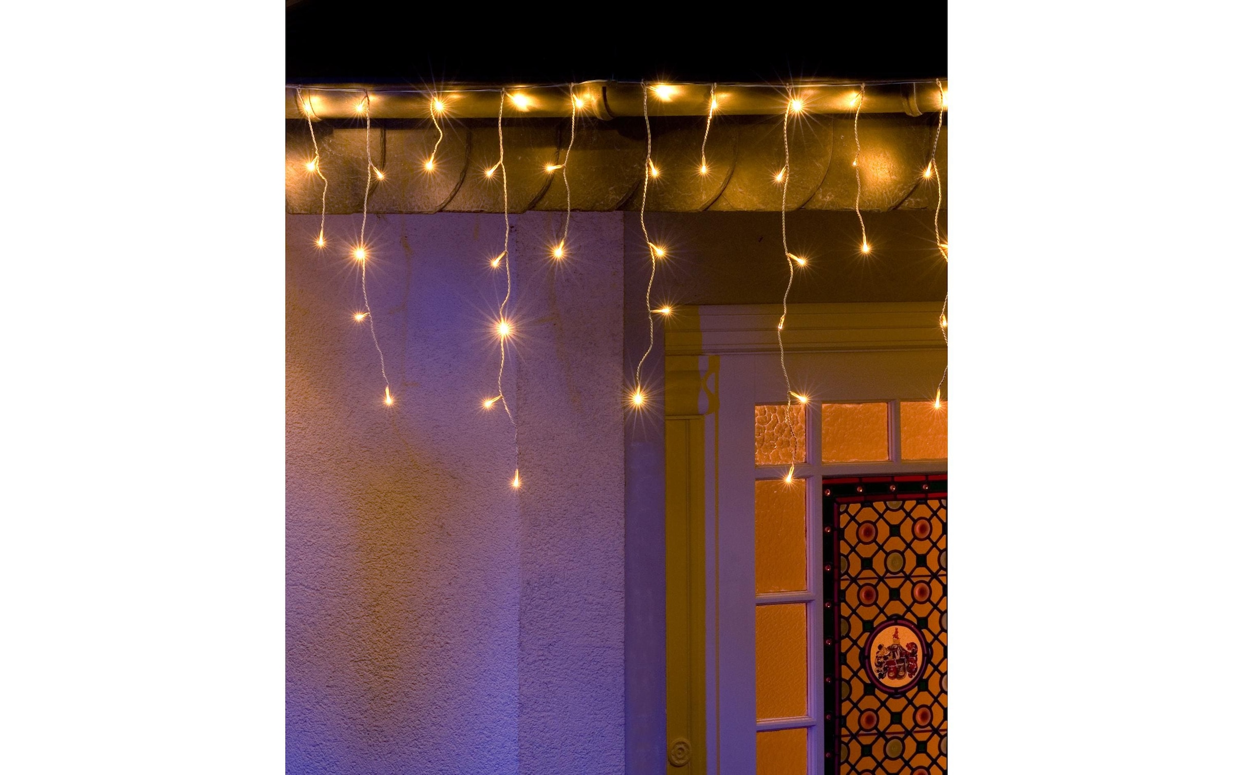 KONSTSMIDE Rideau lumineux LED »5 m Weiss 200 LED Outdoor« 200 cuis-flammig