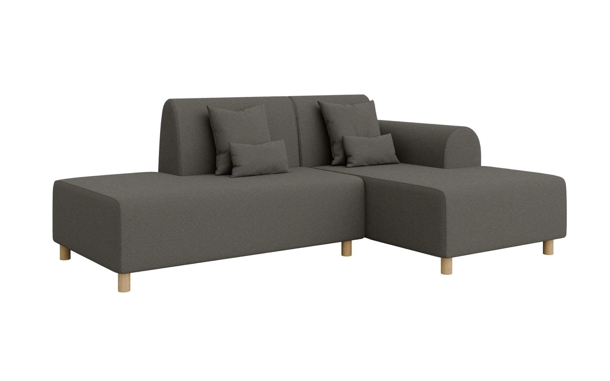 GOODproduct Canapé d'angle »Suyala« L-Form mit Hocker