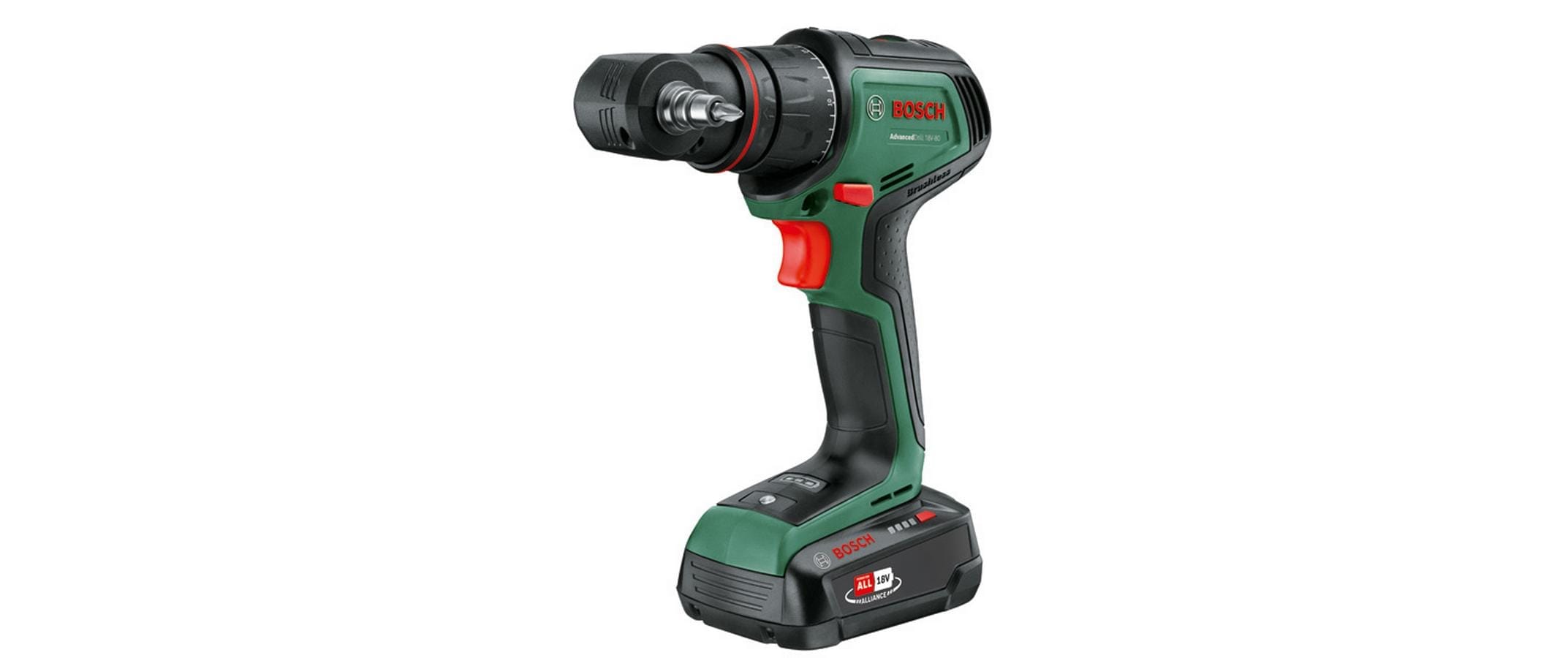 BOSCH Bohrschraube »»AdvancedDrill 18V-80 QuickSnap«« Inkl. 2x Akku PBA 18V 2,5Ah und Ladegerät