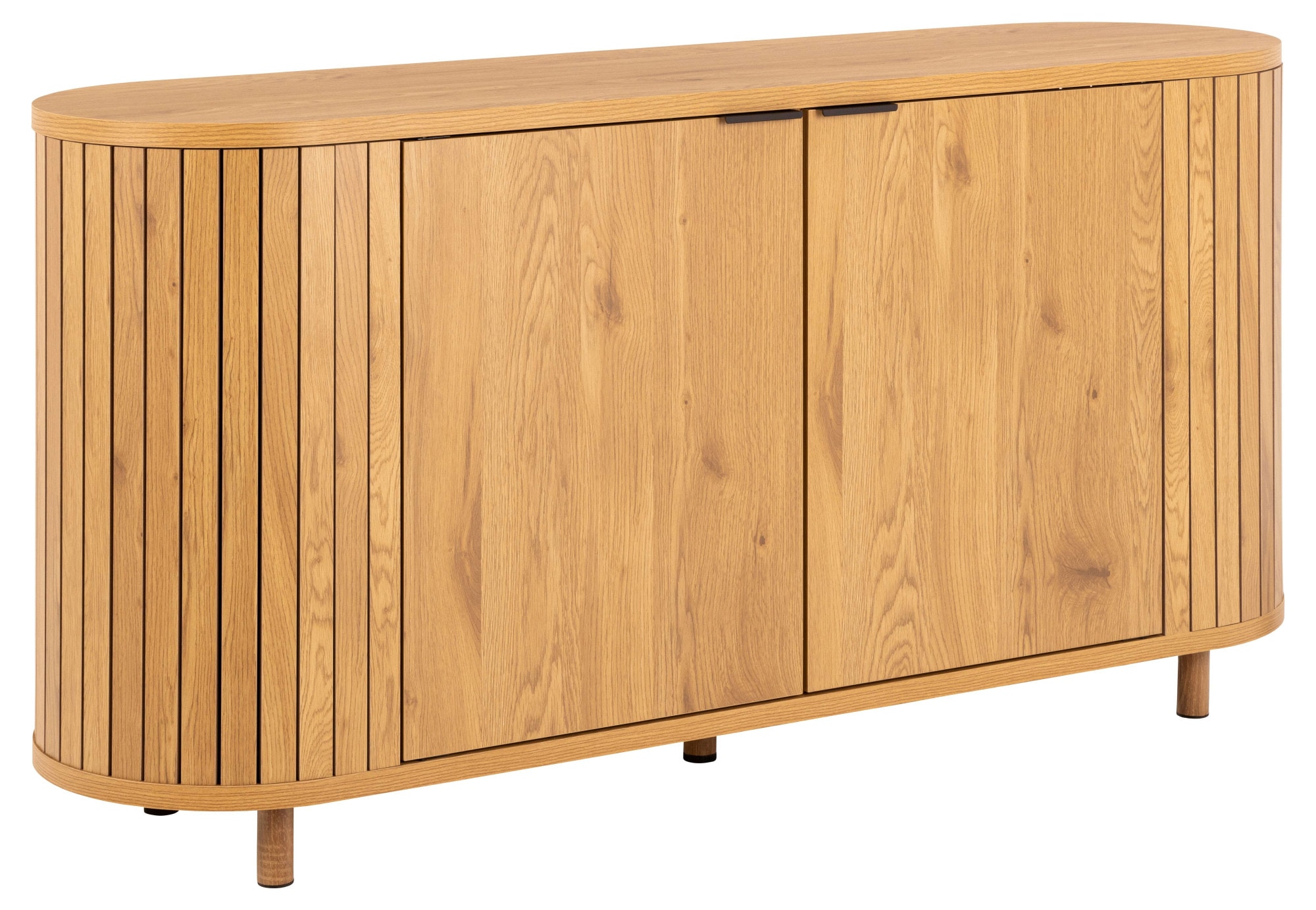 ACTONA GROUP Sideboard »Colima« Anrichte, matt Wildeiche rau Melamin, Gestell Wildeiche, 160x45x80 cm