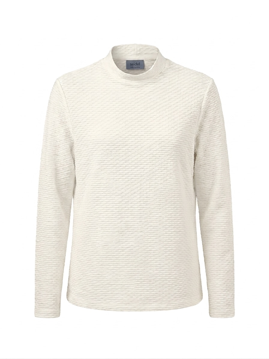 Seidel Moden Langarmshirt in Struktur-Optik - MADE IN GERMANY