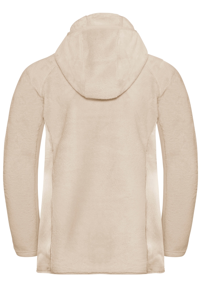 Jack Wolfskin Fleecejacke »ROTWAND HOODED FZ W« mit Kapuze, Langarm, atmungsaktives Gewebe