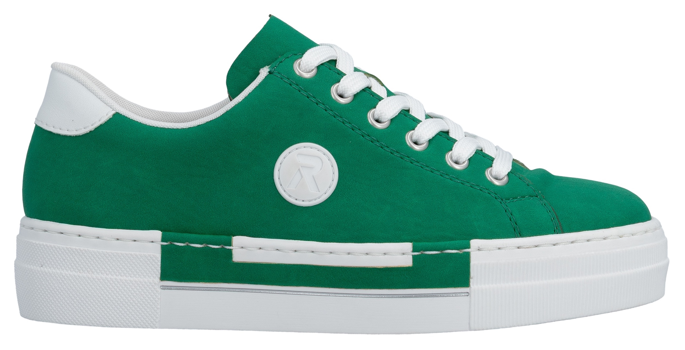 Rieker Sneakers  , Freizeitschuh, Halbschuh, Schnürschuh mit Plateausohle