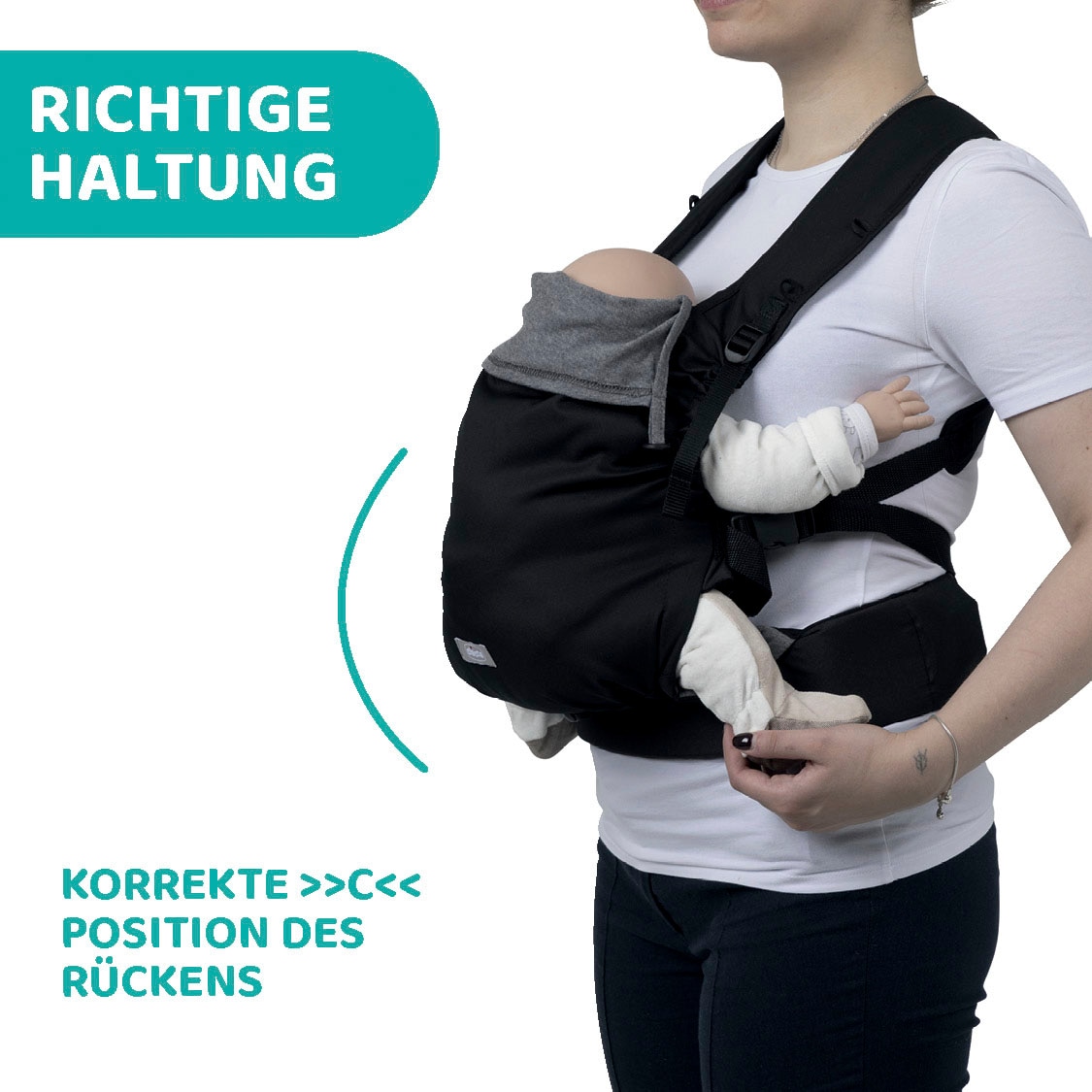 Chicco Babytrage »Skin Fit«, bis 9 kg, Made in Europe