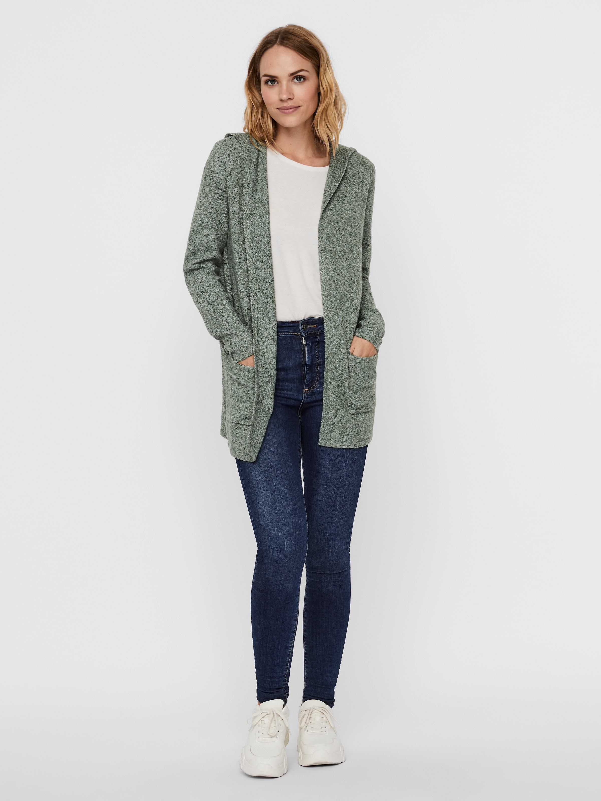 Vero Moda Veste en tricot »VMDOFFY LS OPEN HOOD CARDIGAN GA NOOS«