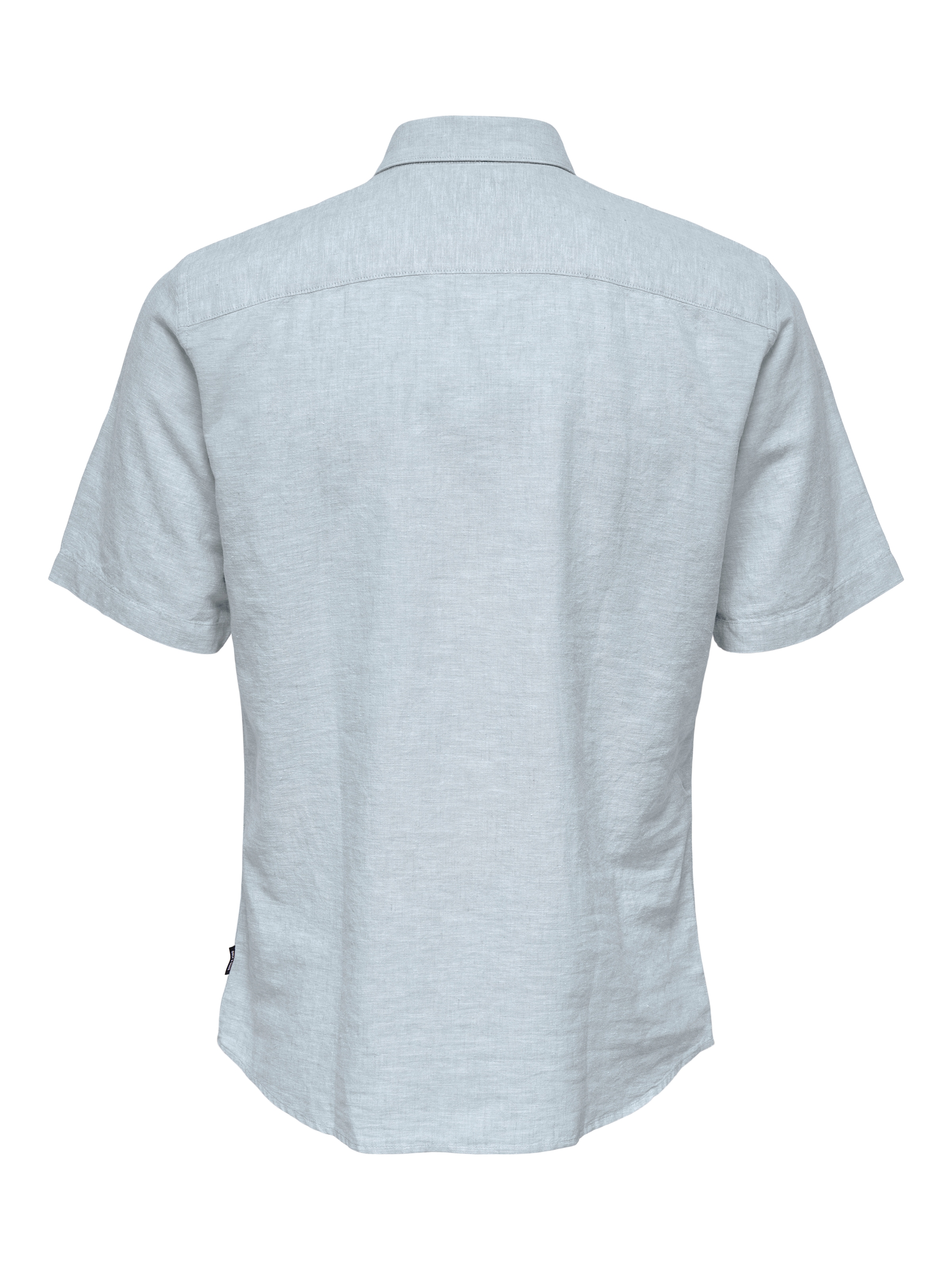 ONLY & SONS Kurzarmhemd »ONSCAIDEN SS SOLID LINEN SHIRT NOOS« Baumwollmischung mit Leinen, slim fit