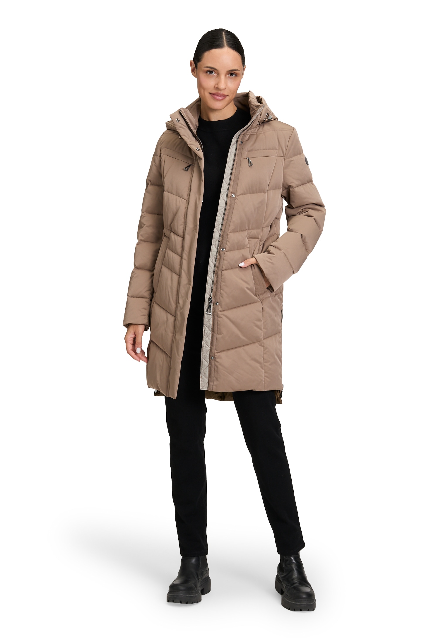 Gil Bret Steppjacke, mit Kapuze, mit Kapuze