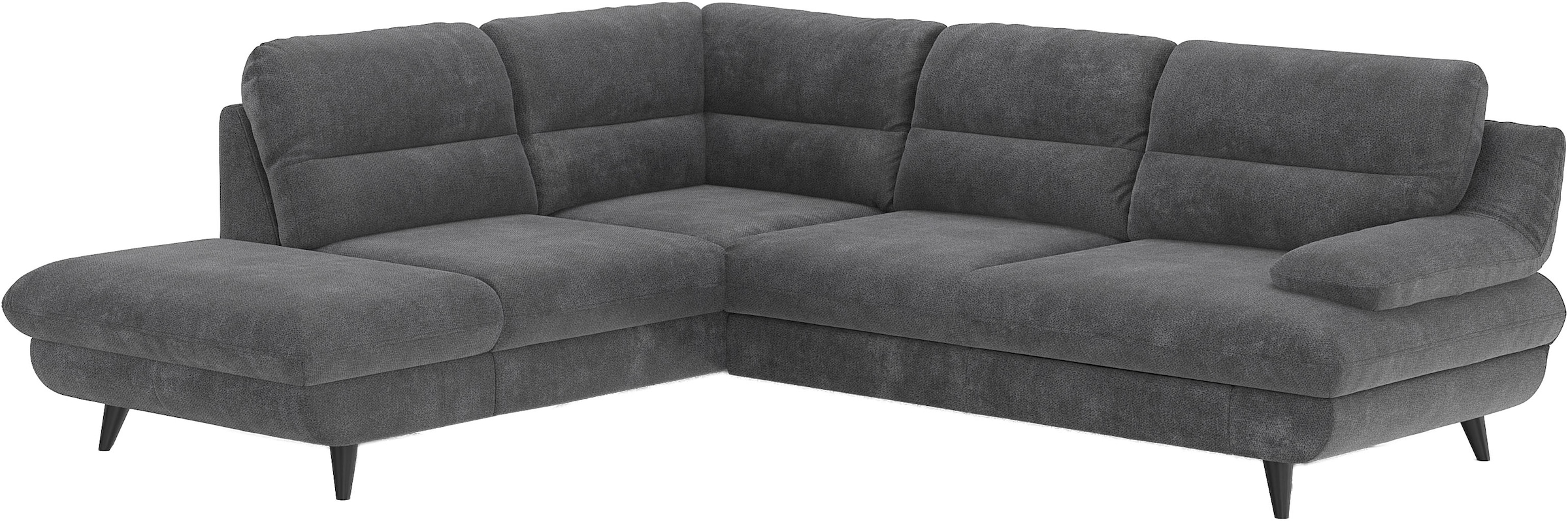 COTTA Ecksofa »Pike L-Form, B: 266 cm« optional Bettfunktion & Bettkasten