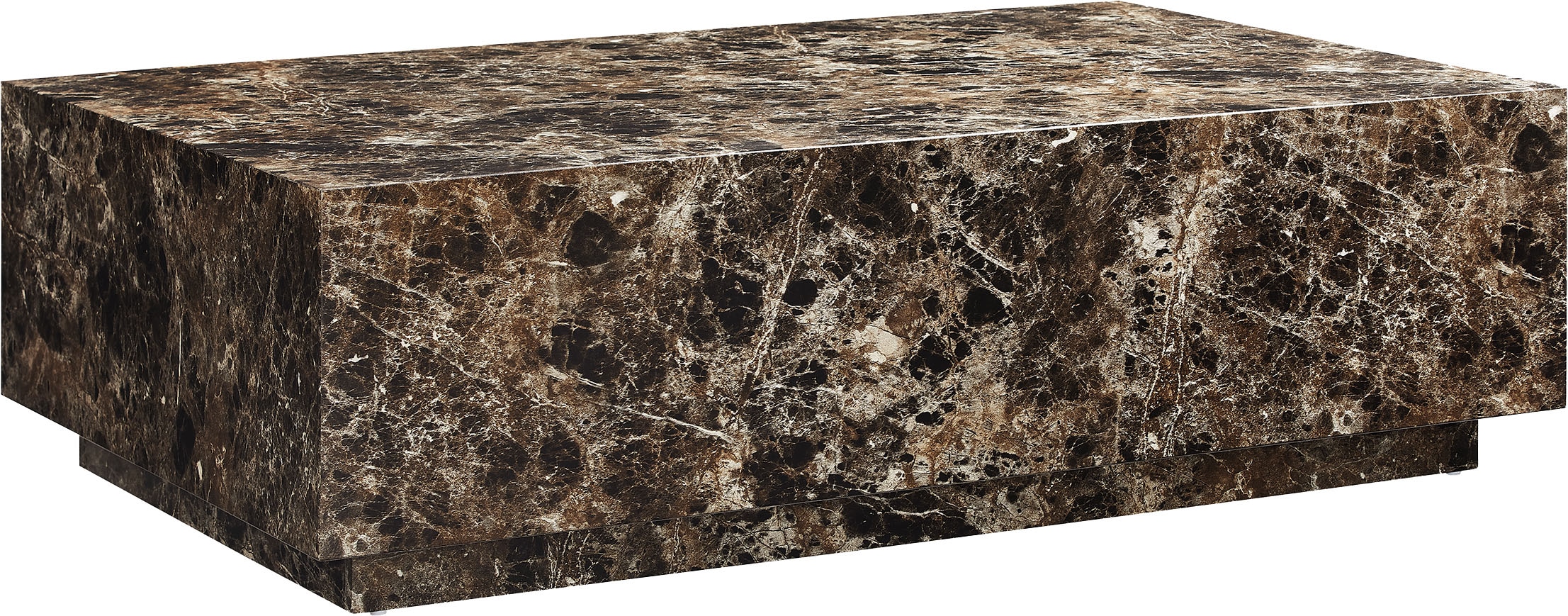 Image of SalesFever Couchtisch "Almeria Beistelltisch: Stilvoller Tisch 120/75 cm" rechteckig 120x75 cm, in Marmoroptik foliert