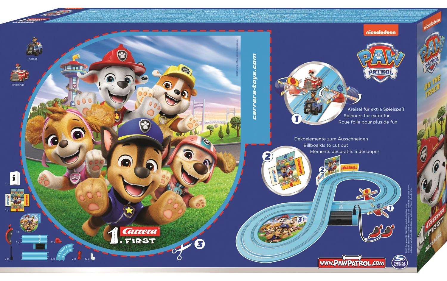 Carrera® Autorennbahn »FIRST Paw Patrol On the Track«