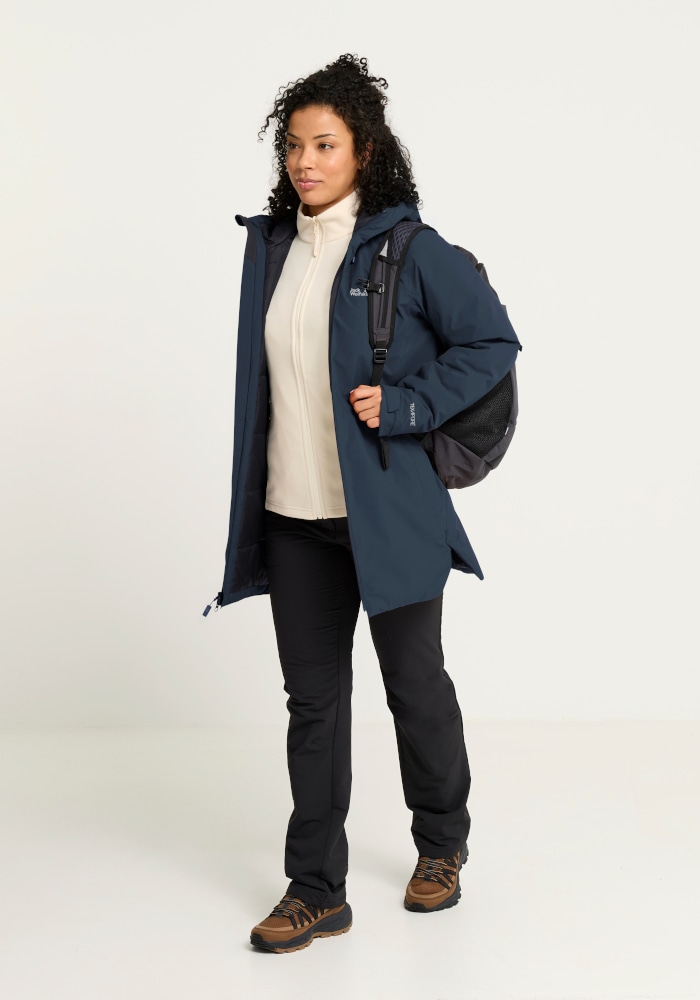Jack Wolfskin Manteau d'hiver »HEIDELSTEIN 2 INS JKT W« à manches longues, en polyester