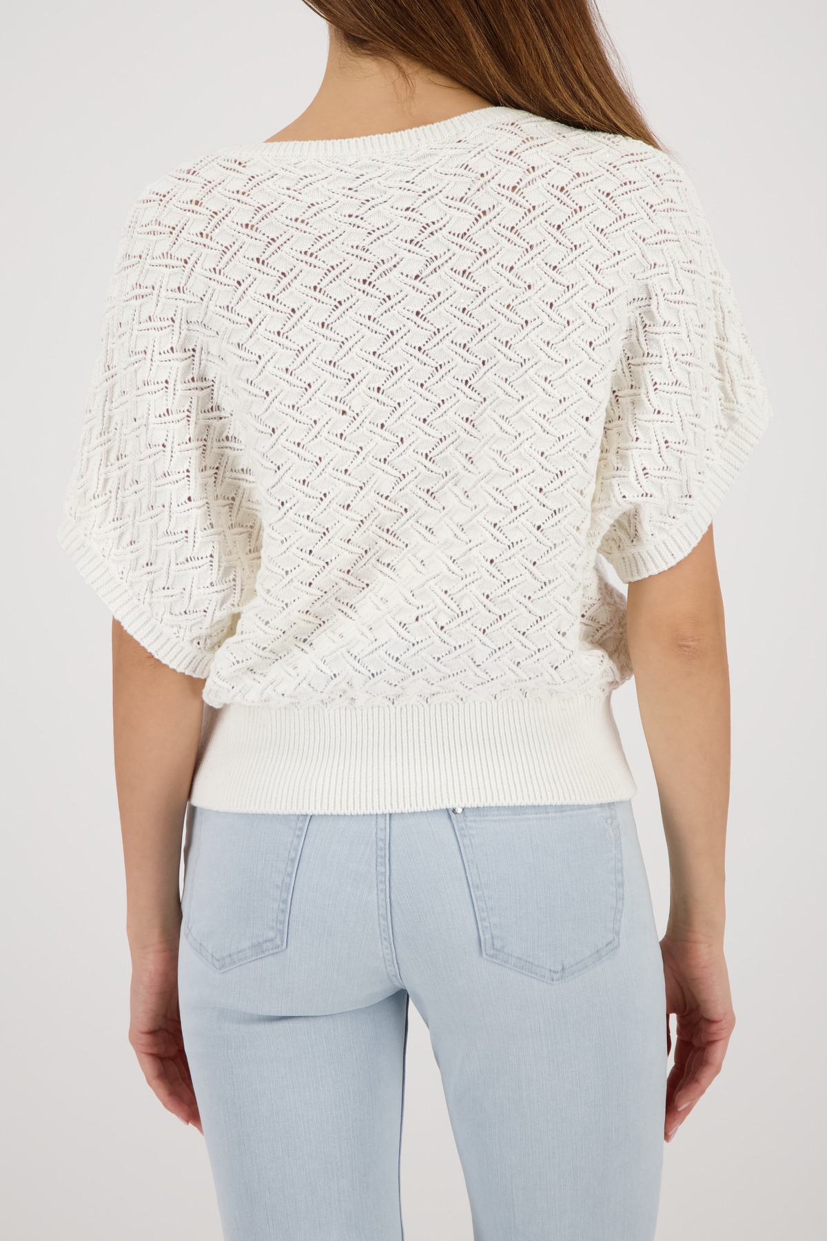 Monari Pull en tricot »Pullover Ajour« Regular fit mit Ajour-Strickerei