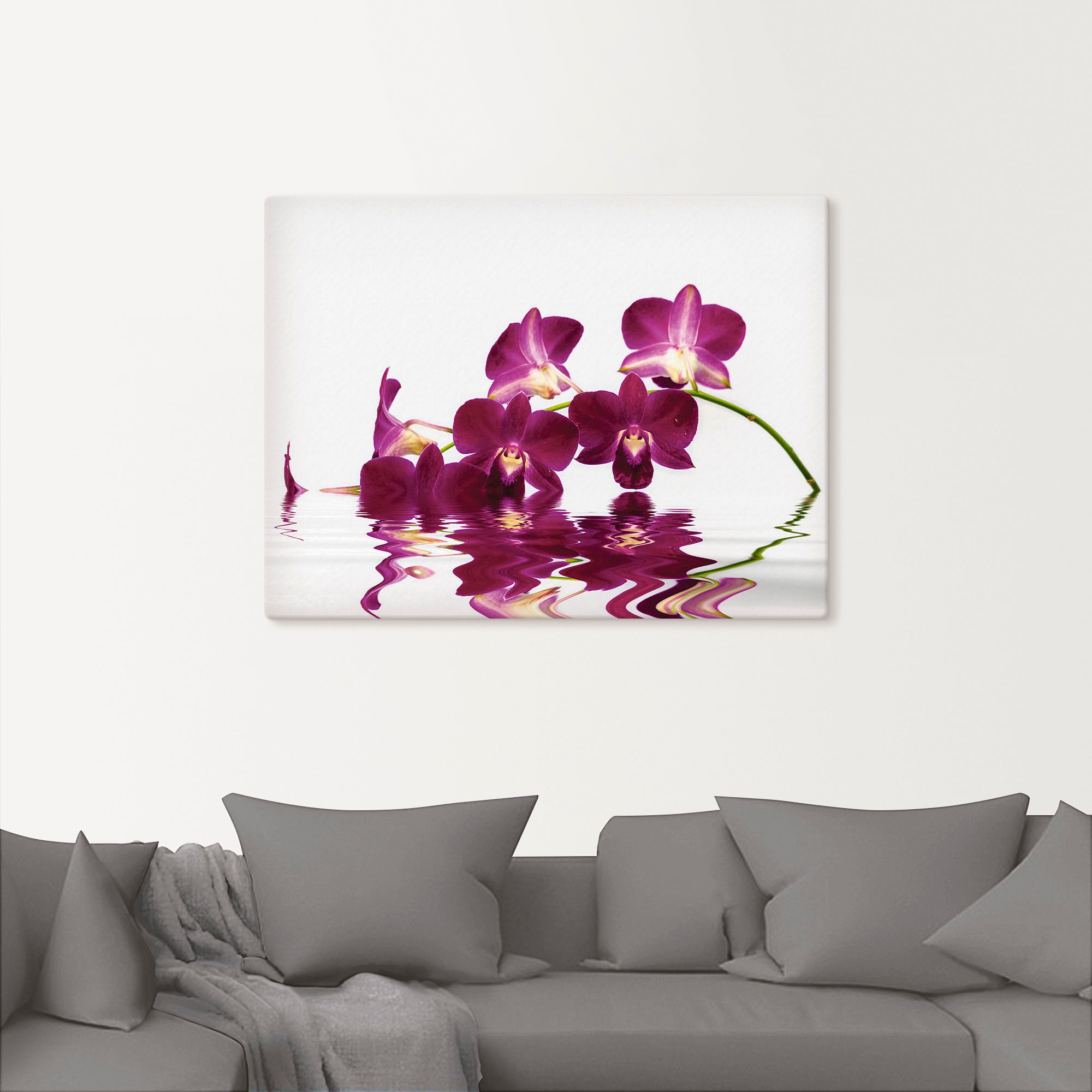 Artland Leinwandbild »Phalaenopsis Orchidee«, Blumen, (1 St.), auf Keilrahmen gespannt