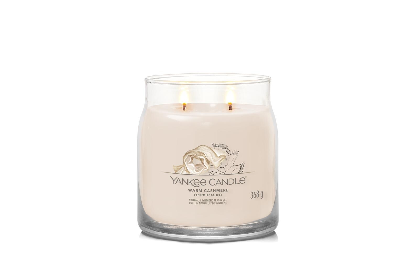 Yankee Candle Duftkerze »Warm Cashmere Signature Medium Jar«