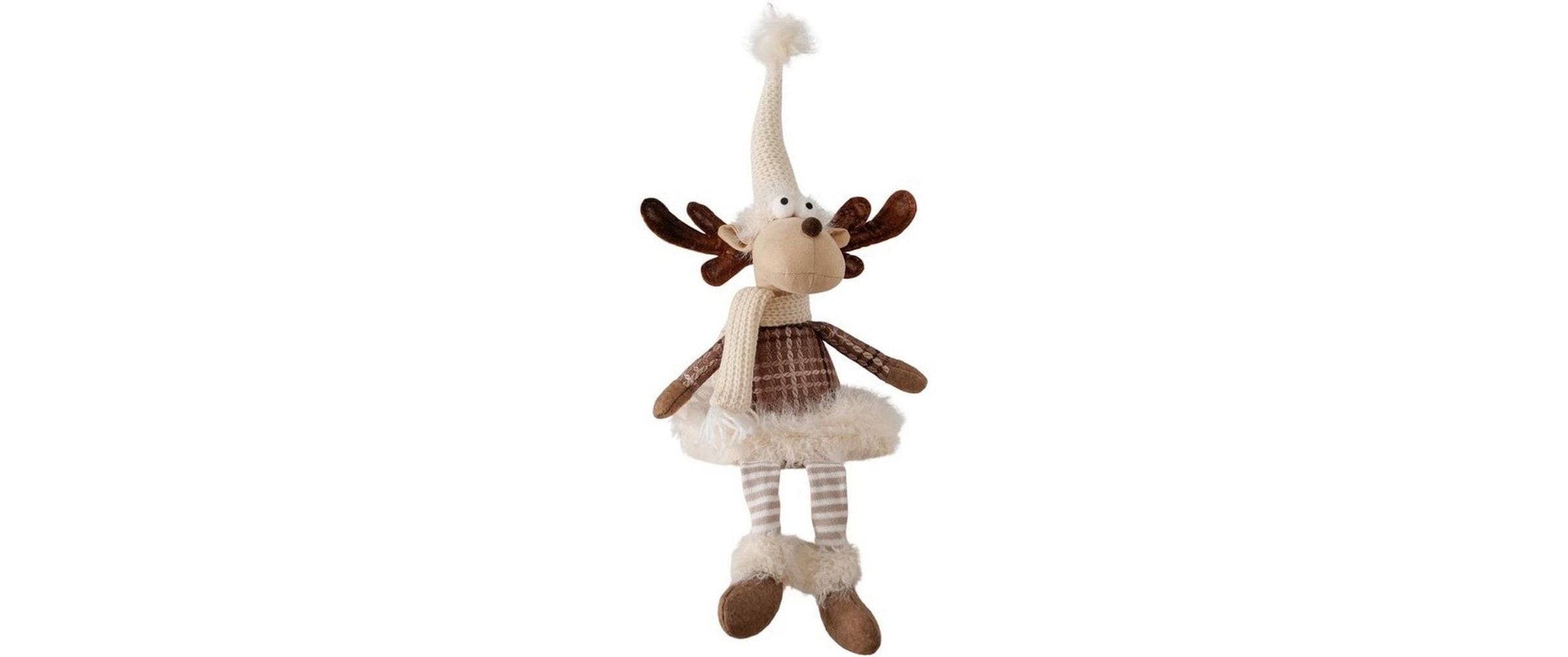 BOLTZE Weihnachtsfigur »Dekofigur Elch Helmo «