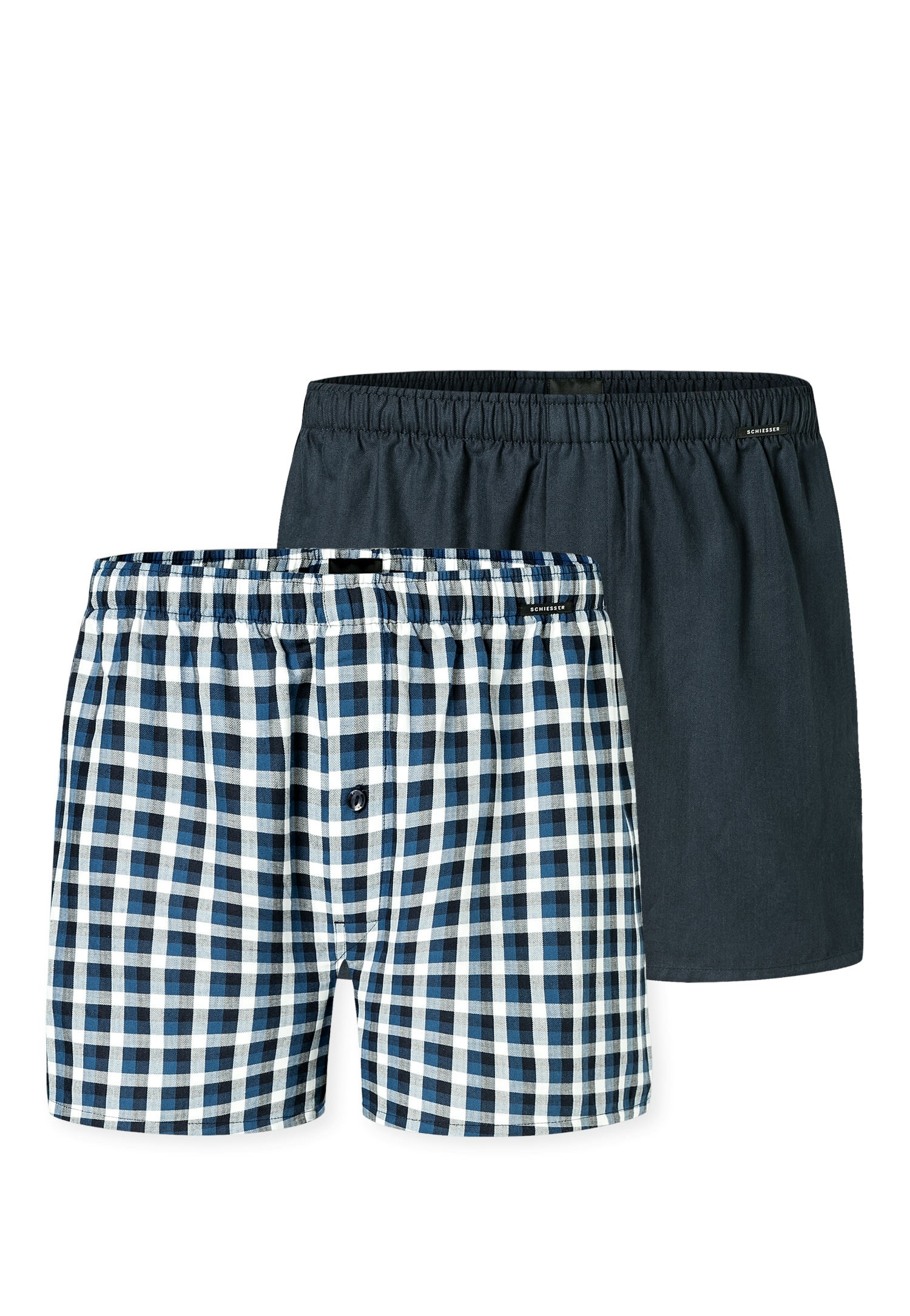 Image of Schiesser Weiter Boxer "Boxershorts Multipacks" 2er Pack, mit Eingriff, Gummizug