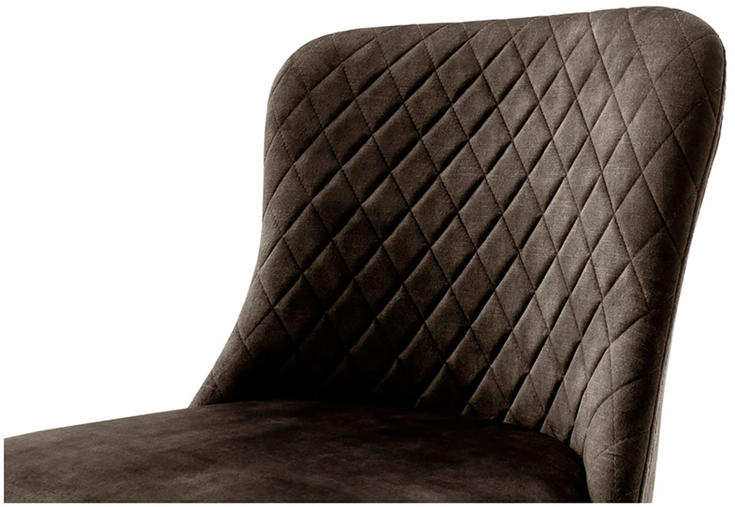 MCA furniture 4-Fussstuhl »ABOSHI Esszimmerstuhl (4er Set)«, (Set), 4 St., Veloursstoff, Taschenfederkern, Metall schwarz,Vintage-Veloursoptik,belastbar 120 kg