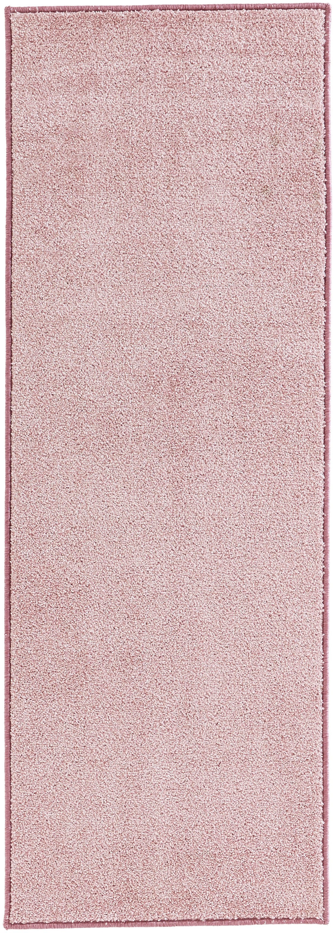 HANSE Home Teppich »Pure 100 Kurzflor«, rechteckig, 13 mm Höhe, Kurzflor, uni, umkettelt, Läufer, Wohnzimmer, Kinderzimmer, Flur