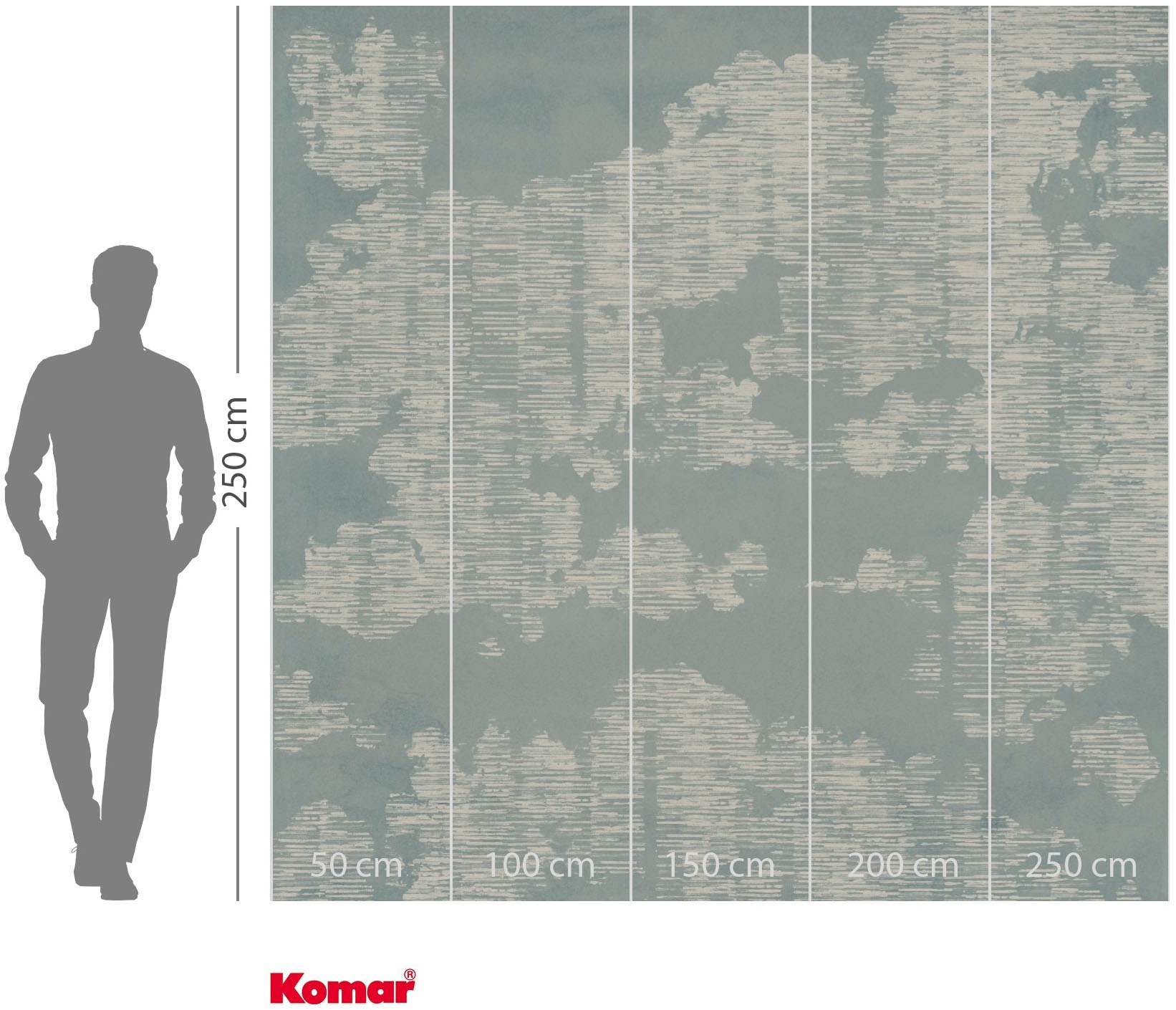 Komar Fototapete »Vlies Fototapete - Cravure Clouds - Grösse 250 x 250 cm« Motiv | bedruckt glatt
