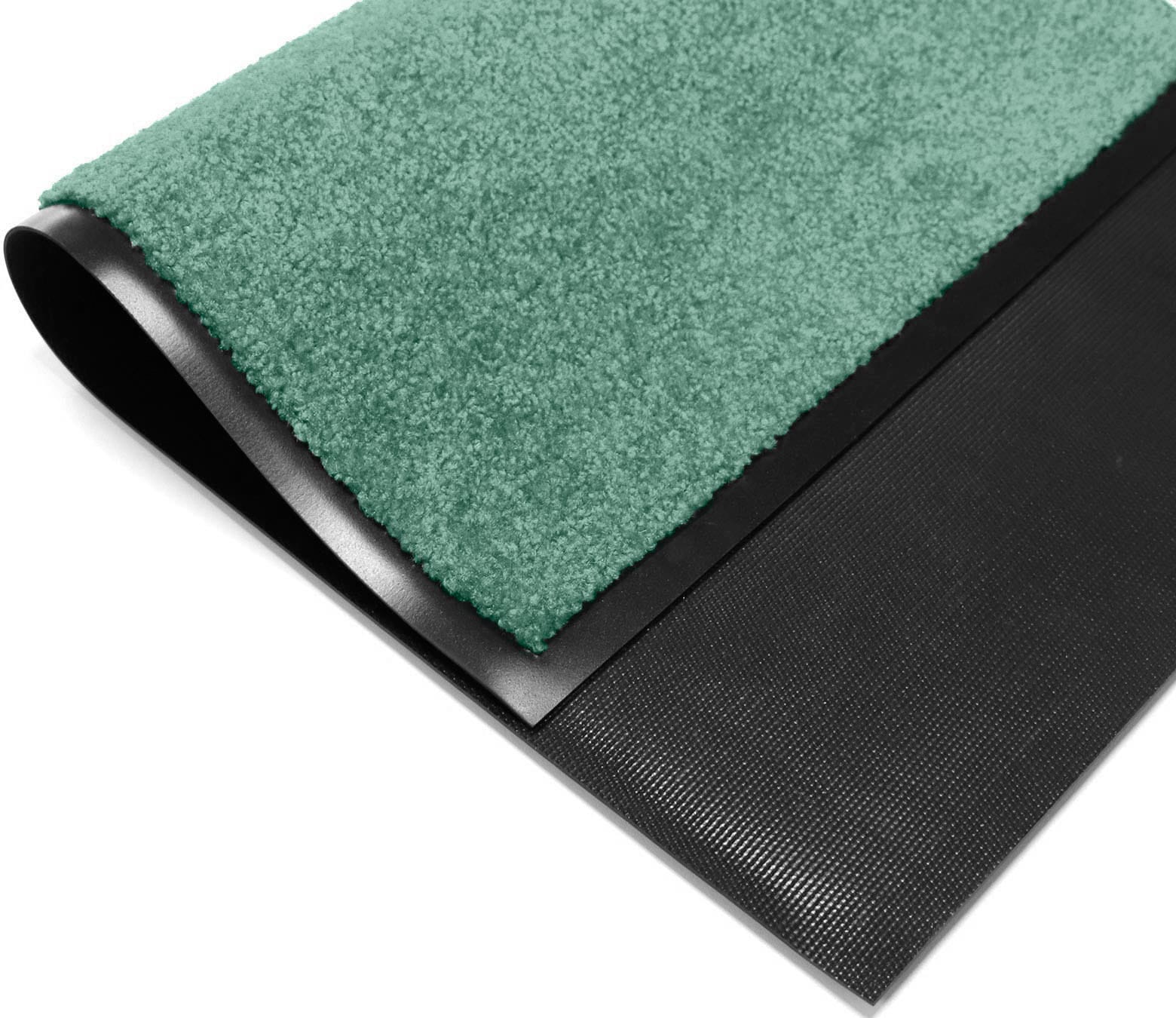 Primaflor-Ideen in Textil Fussmatte »Schmutzfangmatte CLEAN PRO, Made in Belgium«, rechteckig, 8 mm Höhe, Uni-Farben, UV-beständig, strapazierfähig, waschbar