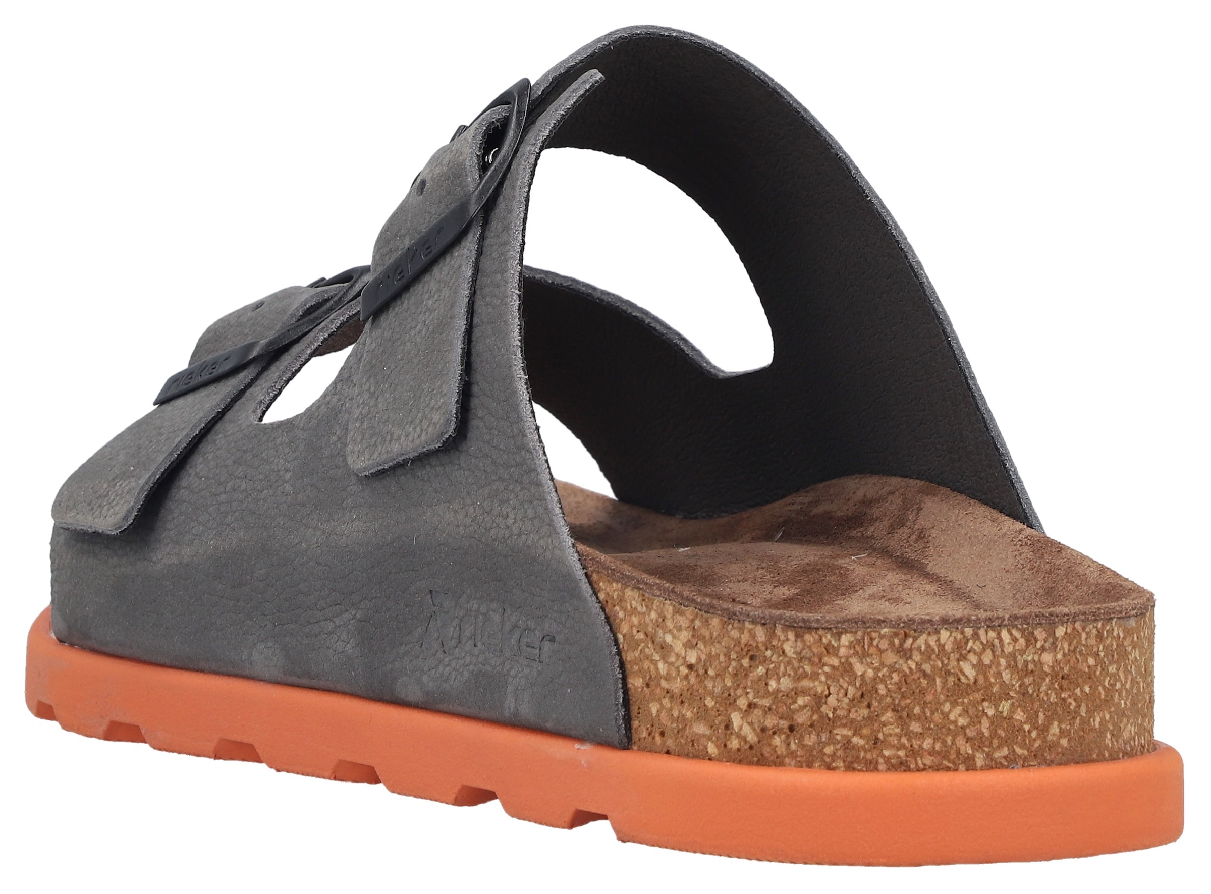 Rieker Pantolette  Sommerschuh, Strandschuh, Hausschuh mit bequemem Fussbett