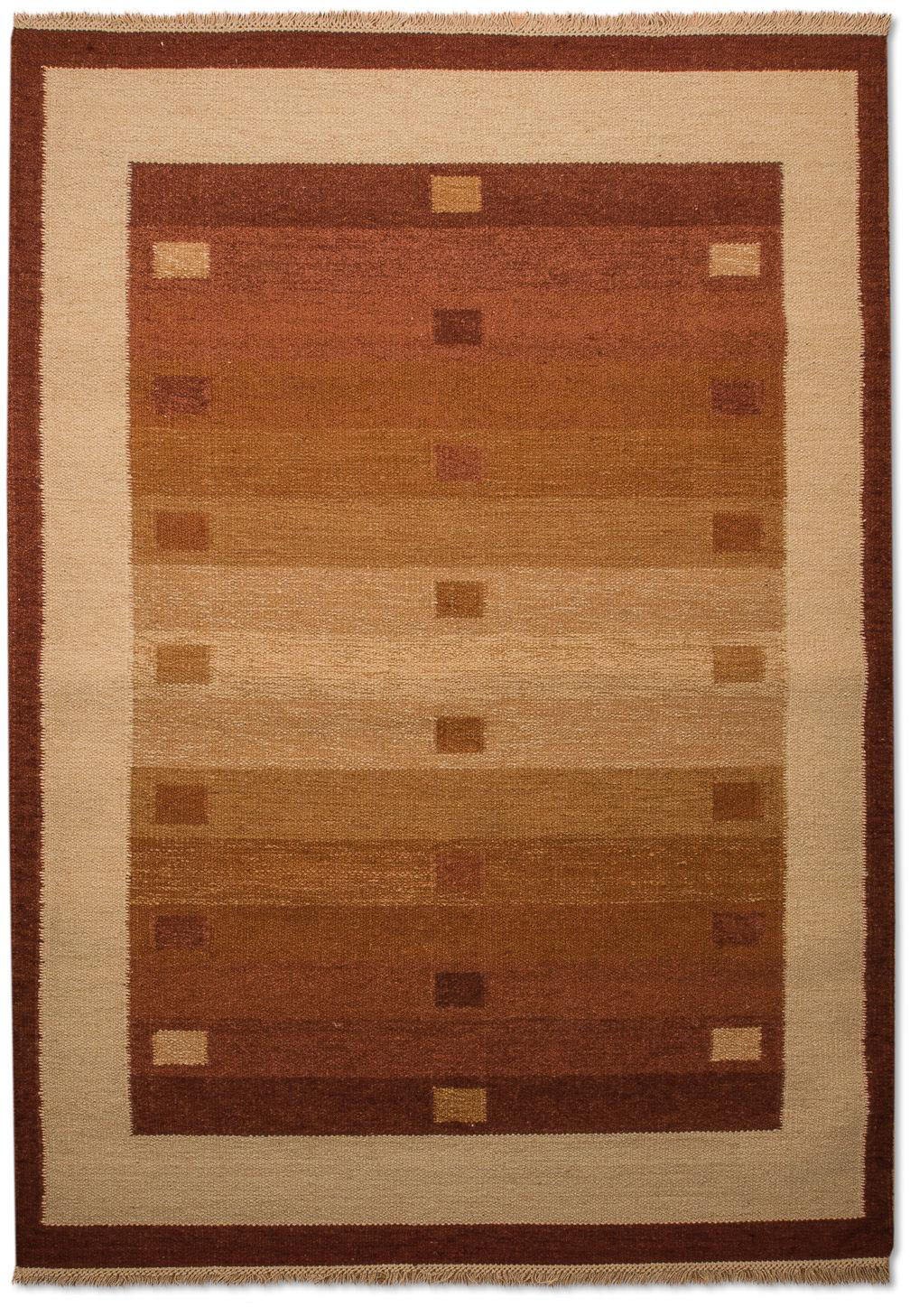 morgenland Wollteppich »Kelim Teppich Modaro«, rechteckig, 6 mm Höhe, Kurzflor