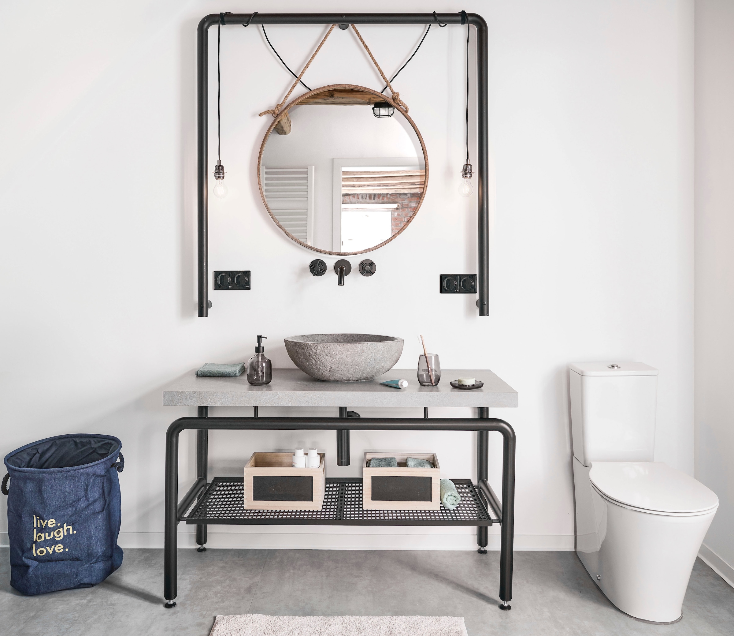 Zeller Present Wäschesack »Denim« für Wäsche und Spielzeug