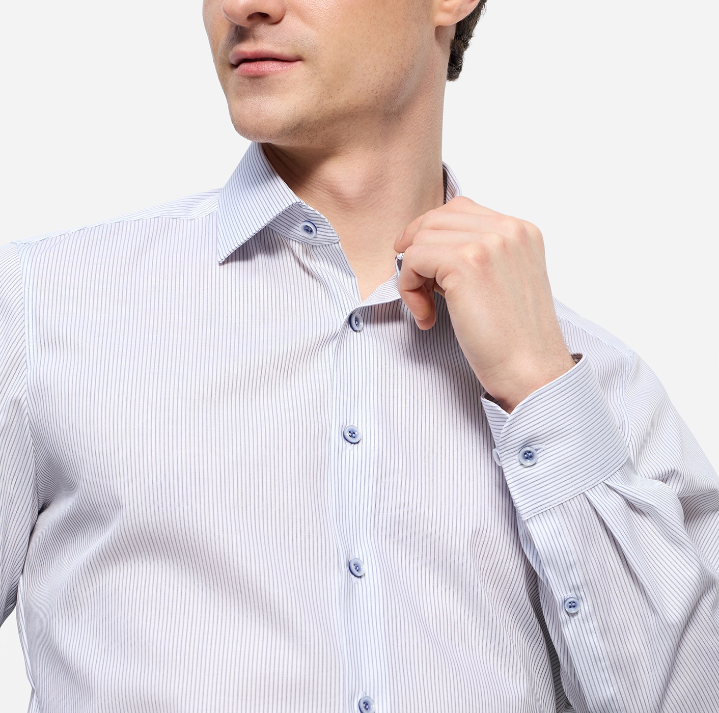 OLYMP Chemise à manches longues »Level Five« chemise business, col Kent, coupe ajustée