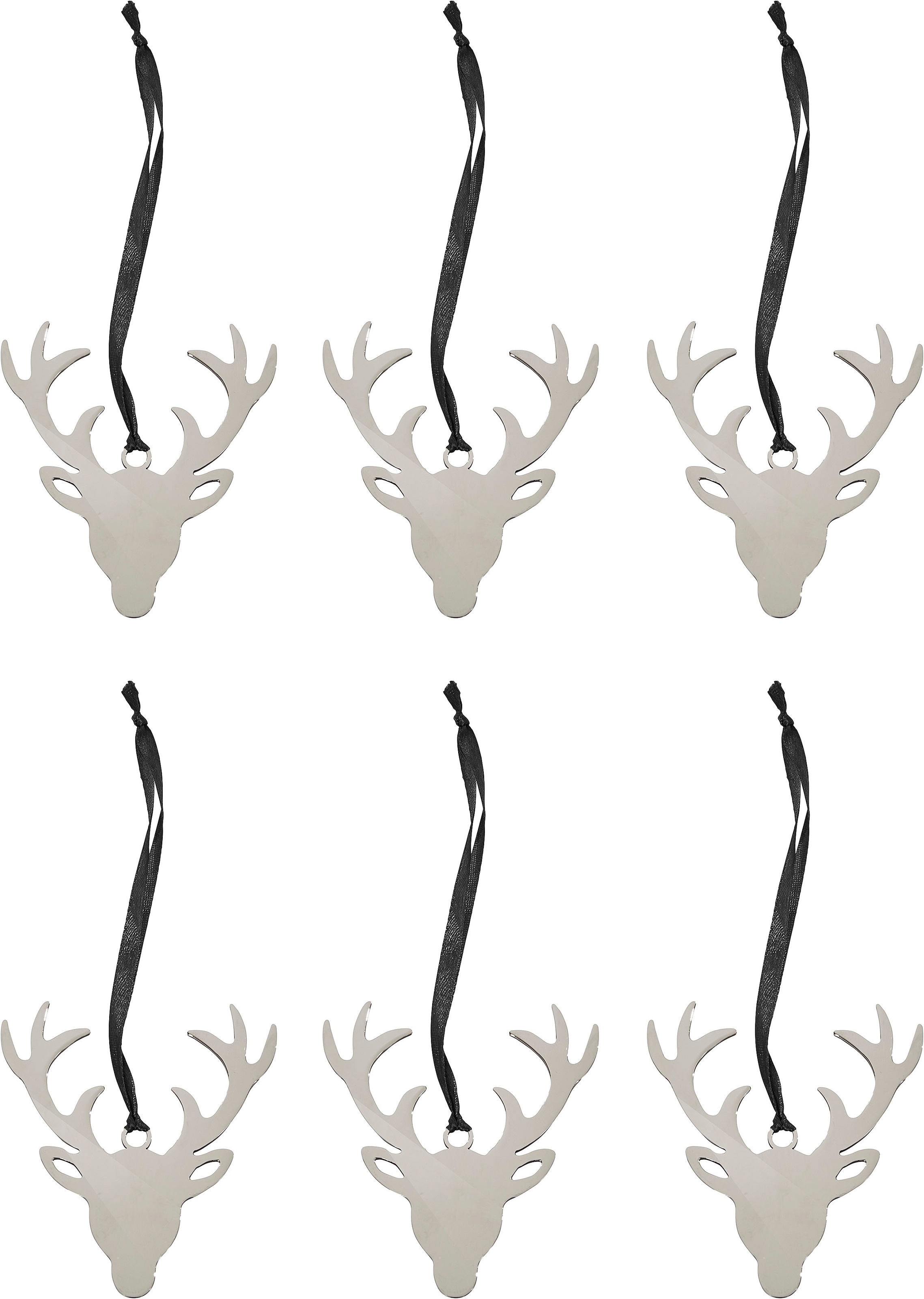 Image of Guido Maria Kretschmer Home&Living Christbaumschmuck, (Packung, 6 tlg.), aus Edelstahl bei Ackermann Versand Schweiz