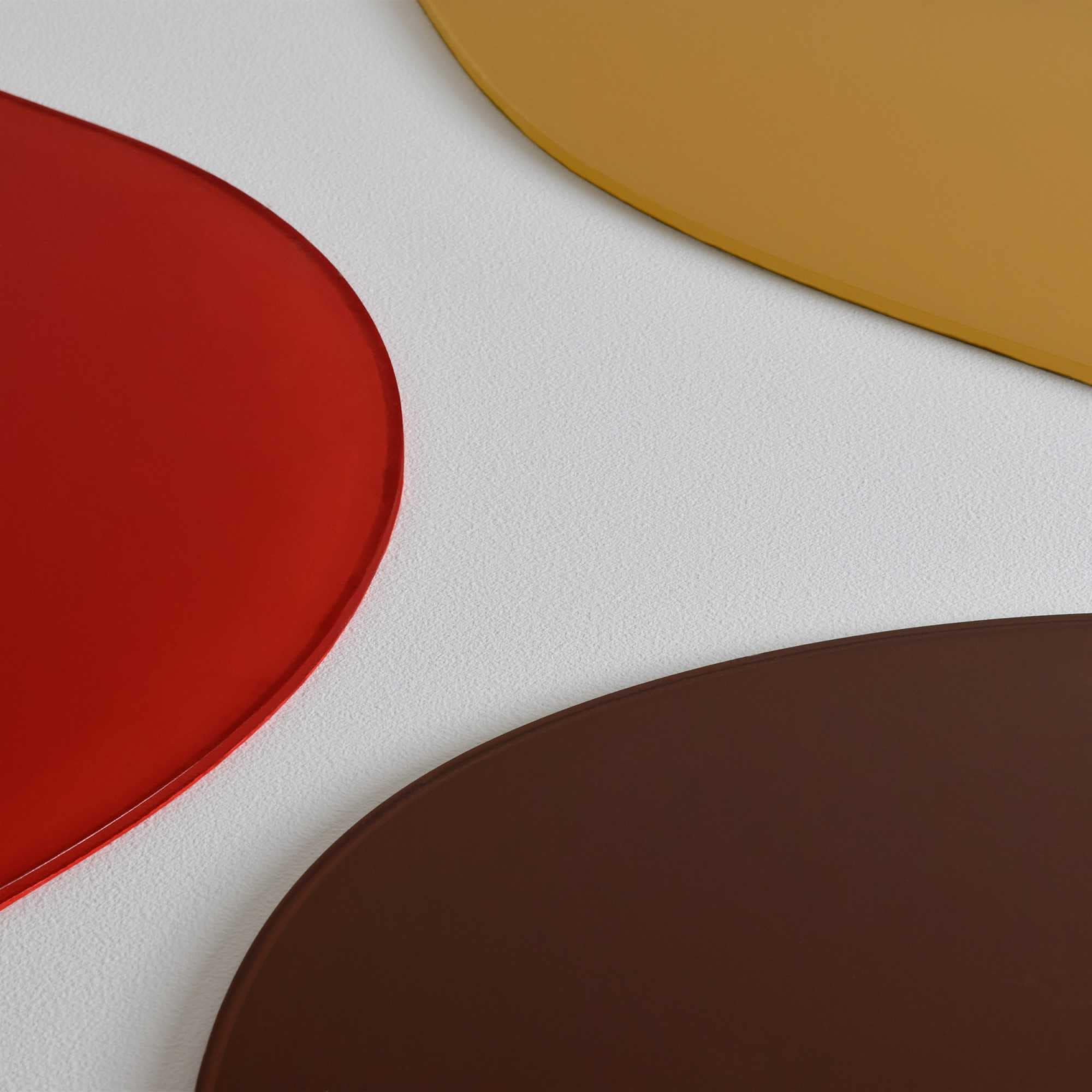 Reinders! Wandbild »Connected - terra teints« Wohnzimmer - Abstrakte Formen - Rot - MDF - Abstrakt - 50x70 cm