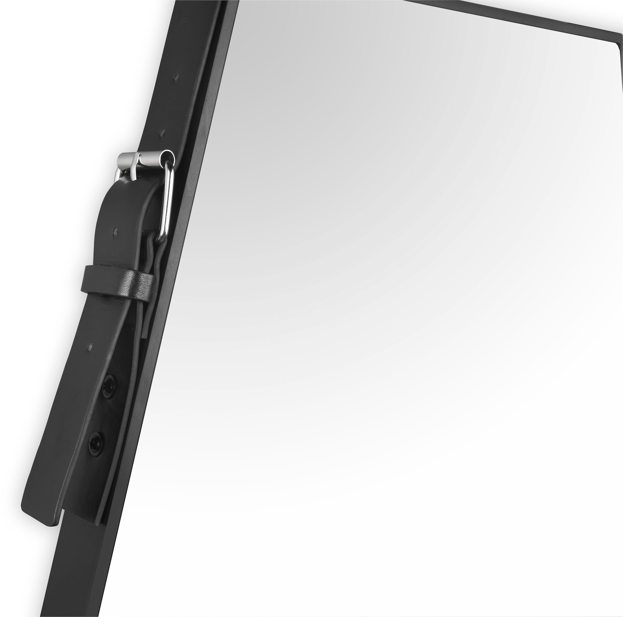 MIRRORS AND MORE Dekospiegel »Emmi« sechseckige Form, dekoratives Lederband