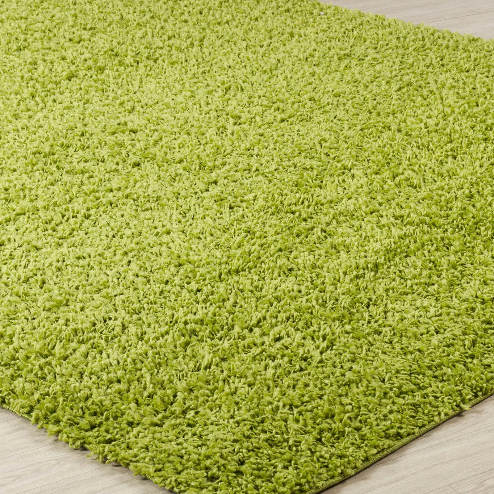 Surya Hochflor-Teppich »UNI CHIC 2307«, rechteckig, Flauschig, Langflor, Weich, Wohnzimmer Flurteppich, Grün