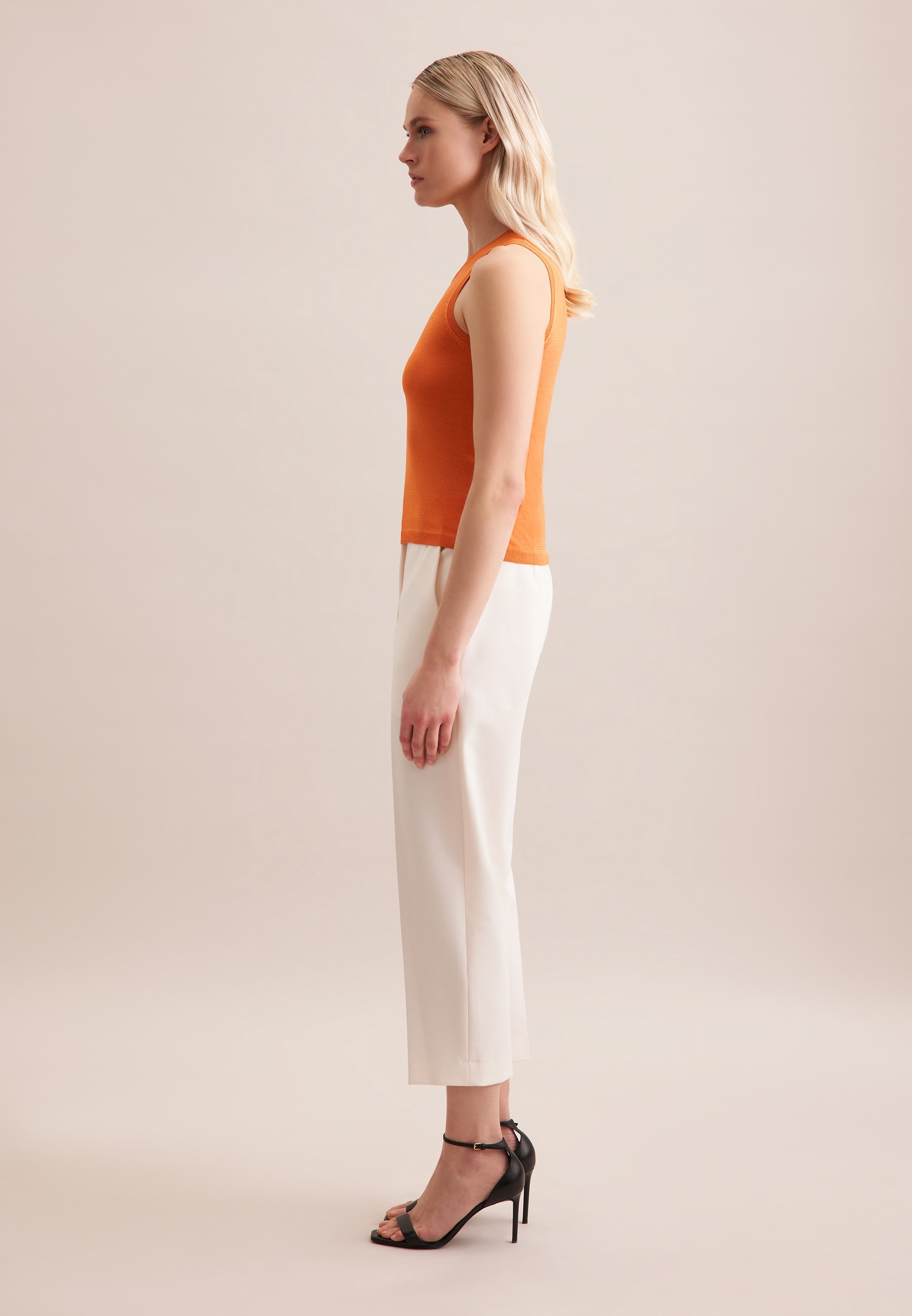 seidensticker Pull en tricot »Schwarze Rose« Ohne Arm Rundhals