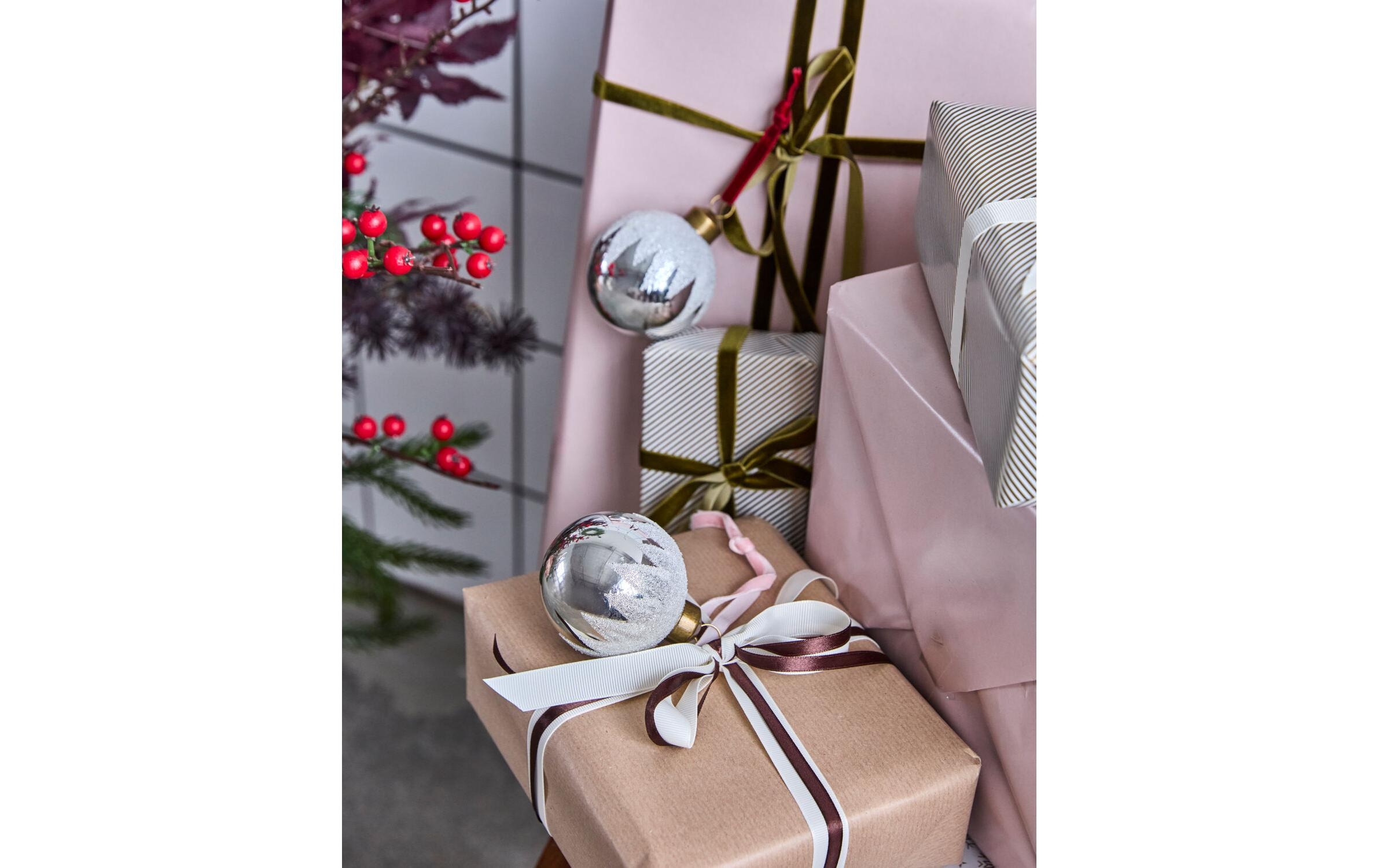 House Doctor Weihnachtsbaumkugel »House Doctor Weihnachtskugel Bano Ø 6 cm, 4 Stück «