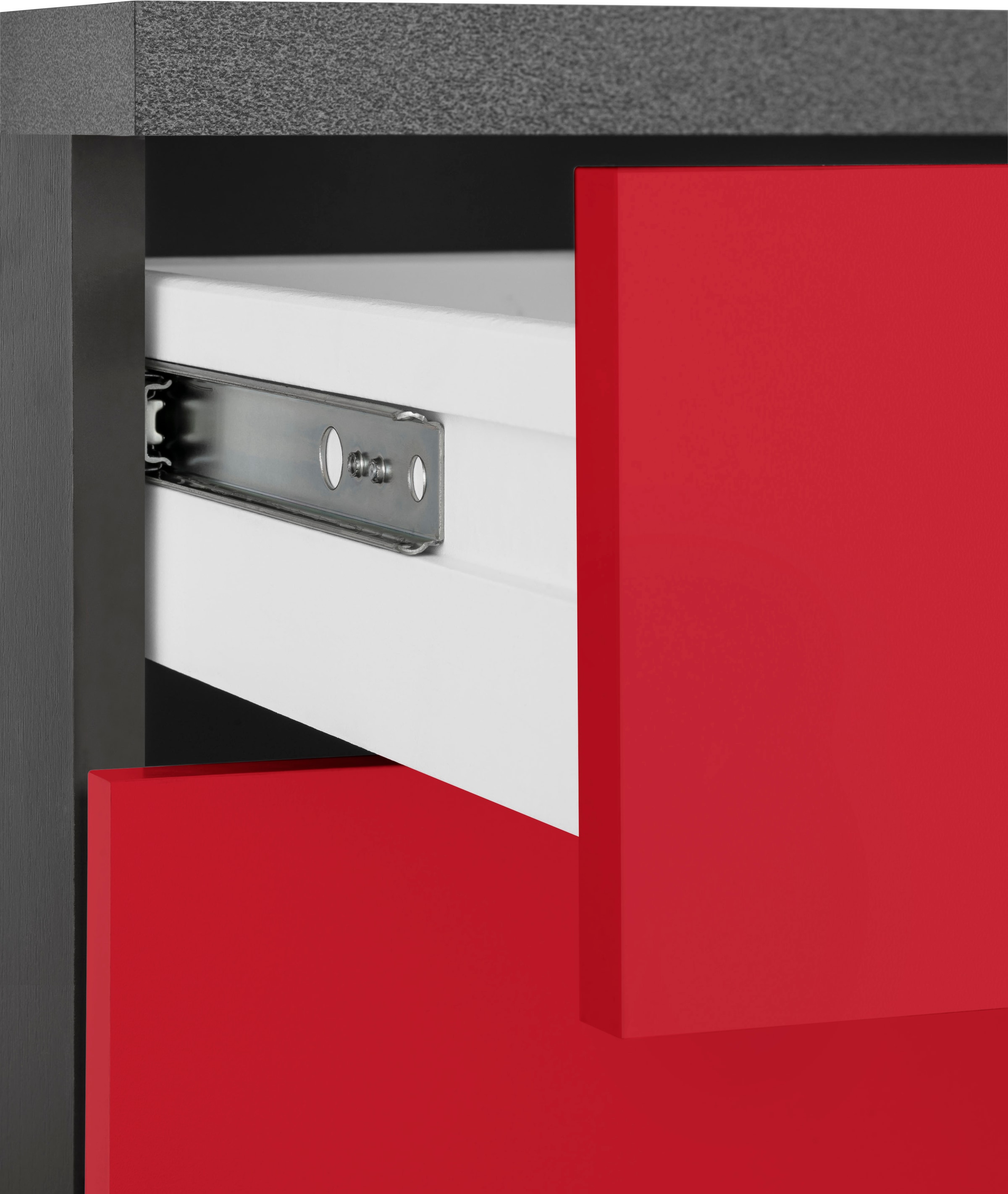 KOCHSTATION Kitchenette »KS-Paris« largeur 230 cm, au choix avec appareils électriques et induction