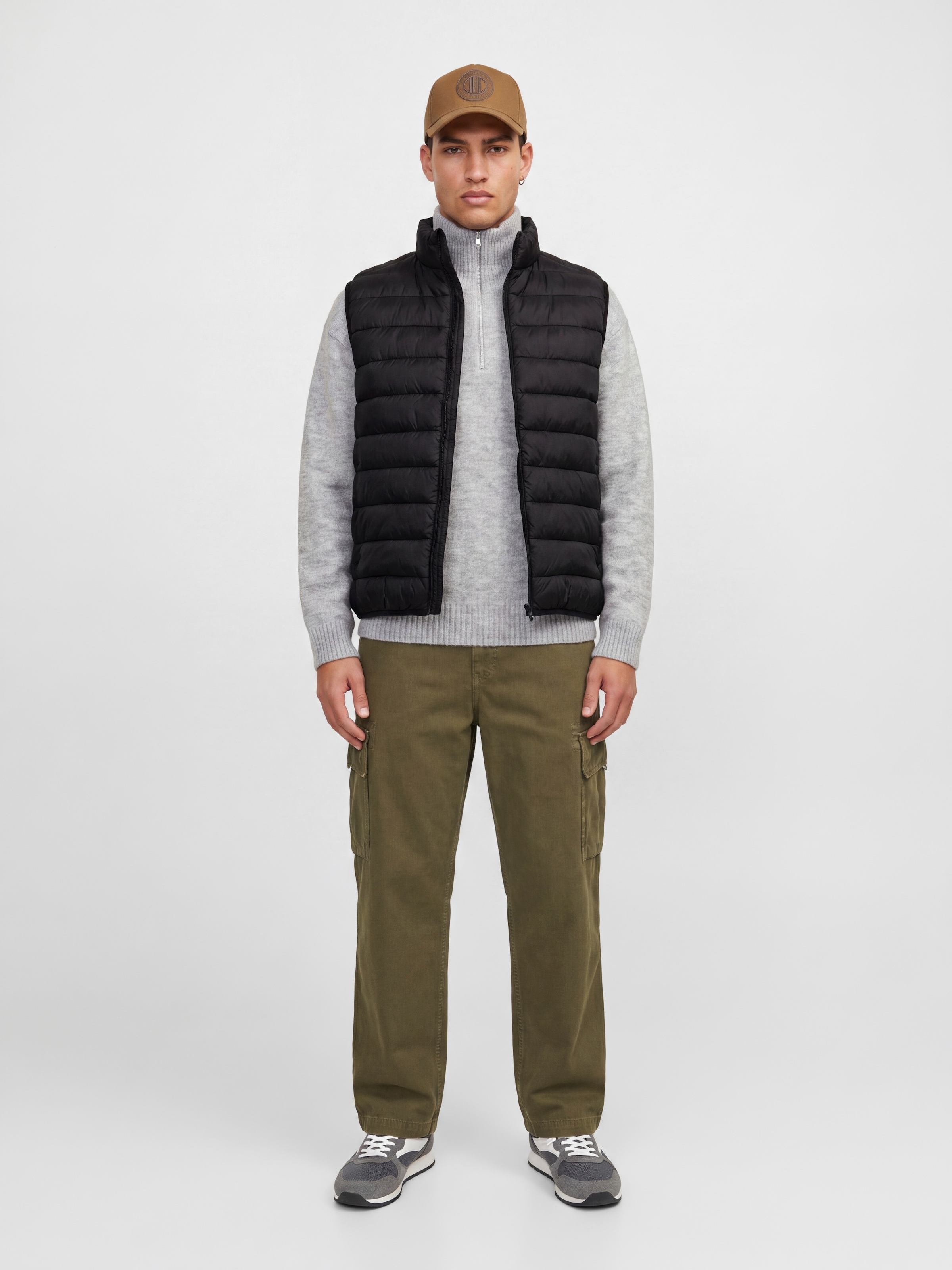 Jack & Jones Gilet matelassé »JJEBERG LIGHT DOWN BODYWARMER NOOS« fibre synthétique, coupe régulière