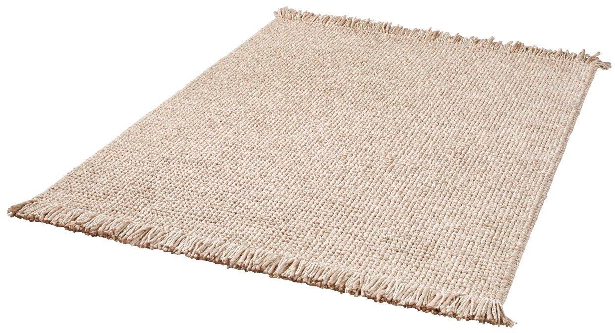 Image of Dekowe Wollteppich »Lise«, rechteckig, 15 mm Höhe, Handweb Teppich, reine Wolle, handgewebt, meliert, mit Fransen, ideal im Wohnzimmer Schlafzimmer bei Ackermann Versand Schweiz