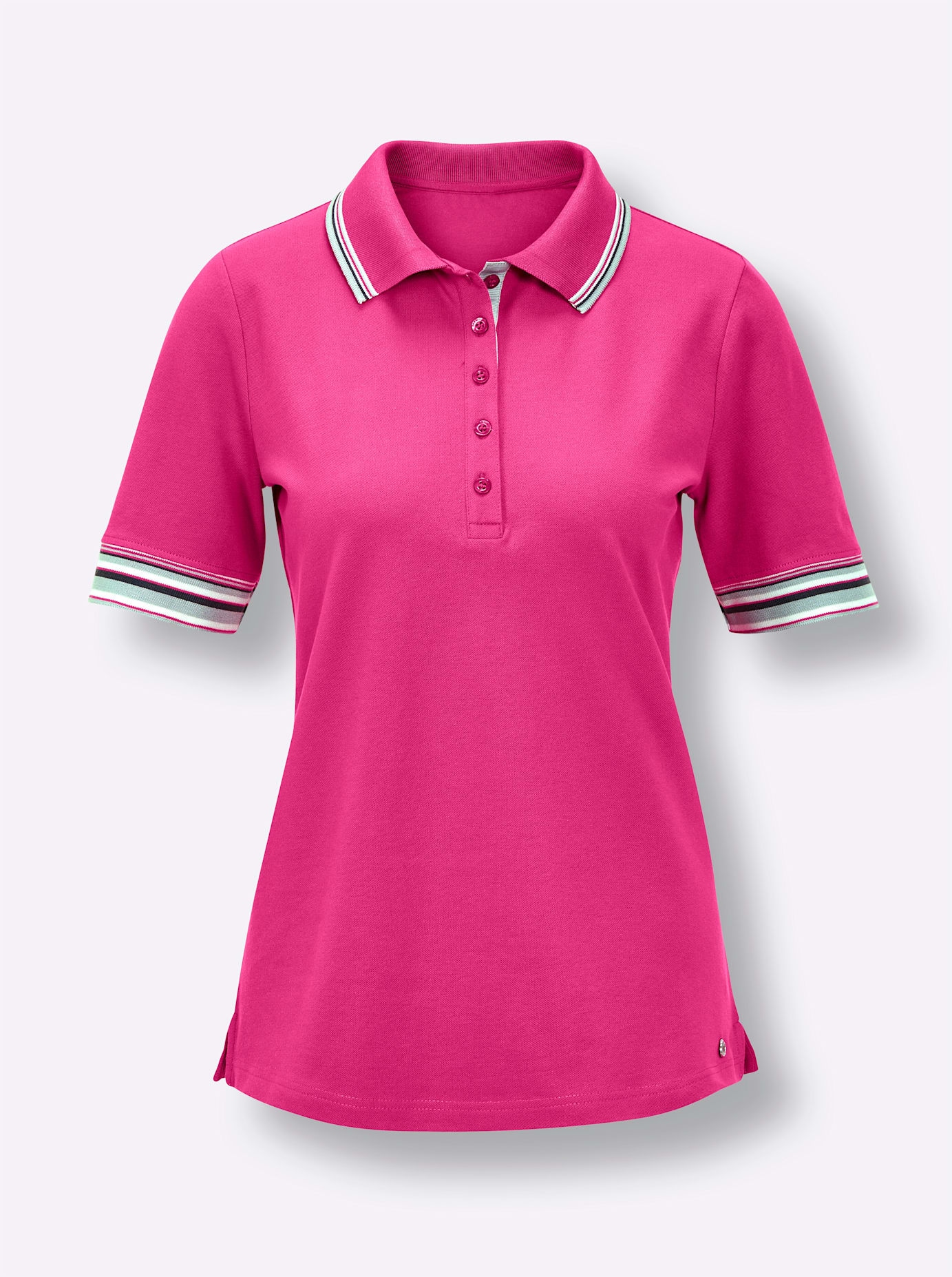 CREATION L PREMIUM Poloshirt »Baumwoll-Shirt«, (1 tlg.)