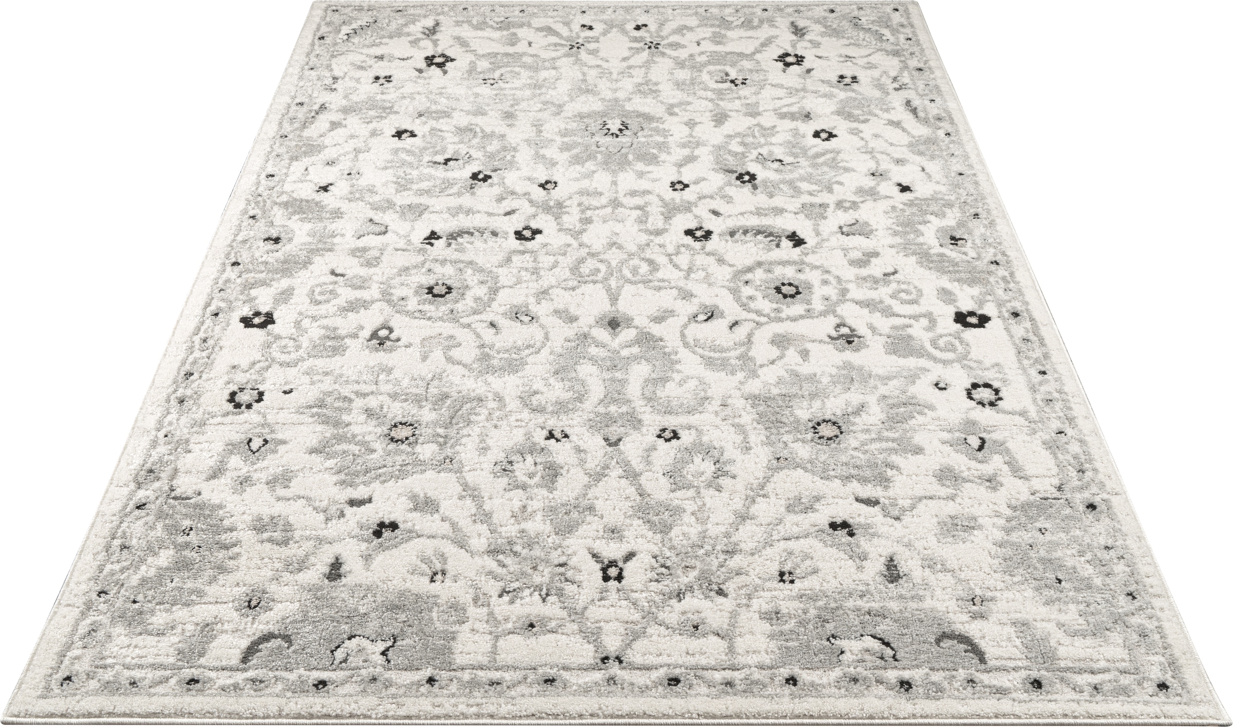 GOODproduct Teppich »Yasmin, orientalisches Design« rechteckig 12 mm Höhe Vintage-Look, Orient-Optik, mehrfarbig, Wohnzimmer, Schlafzimmer