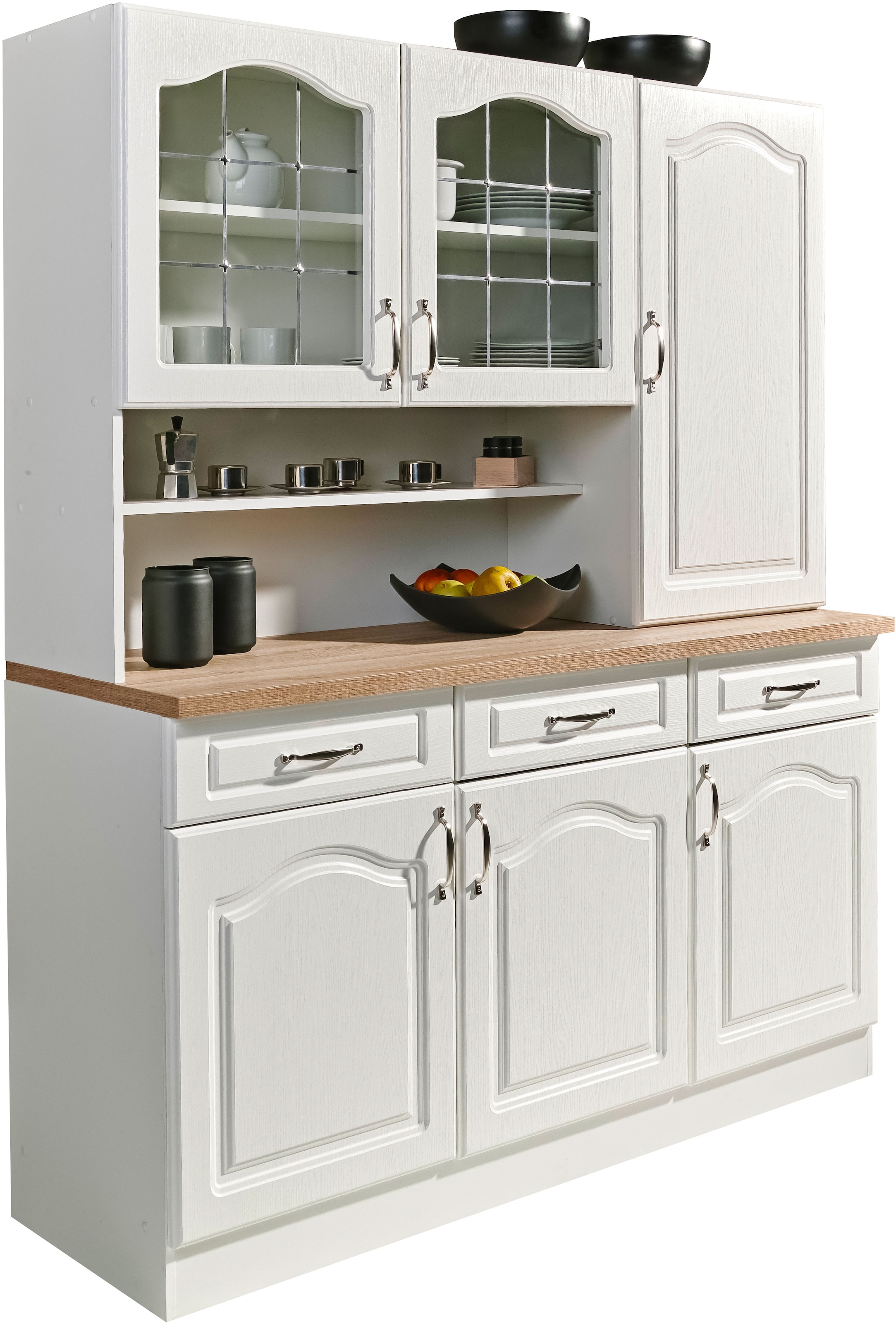 wiho Küchen Küchenbuffet »Linz« 150 cm breit, in Landhaus-Optik