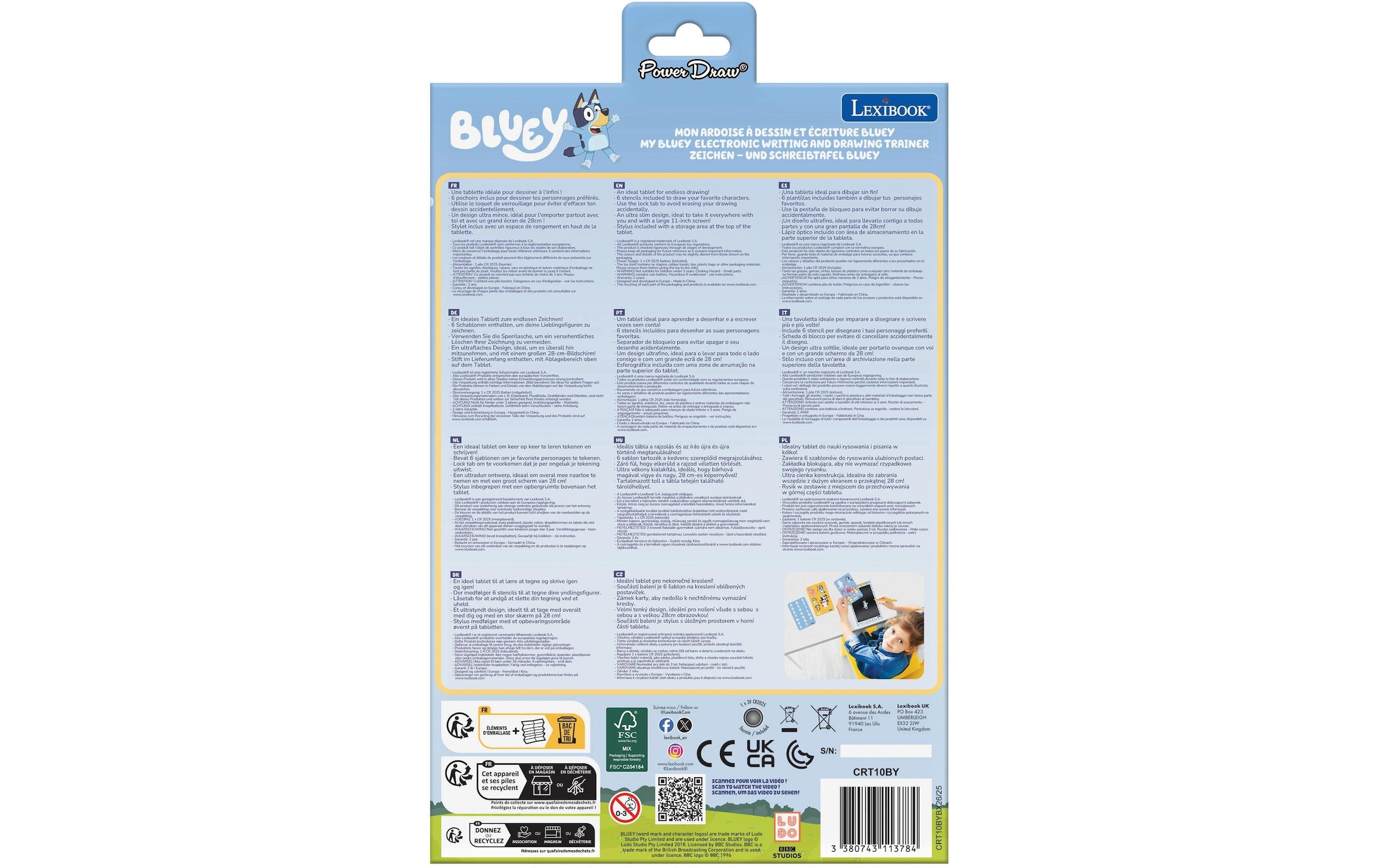 Lexibook® Tableau noir »Bluey 11«