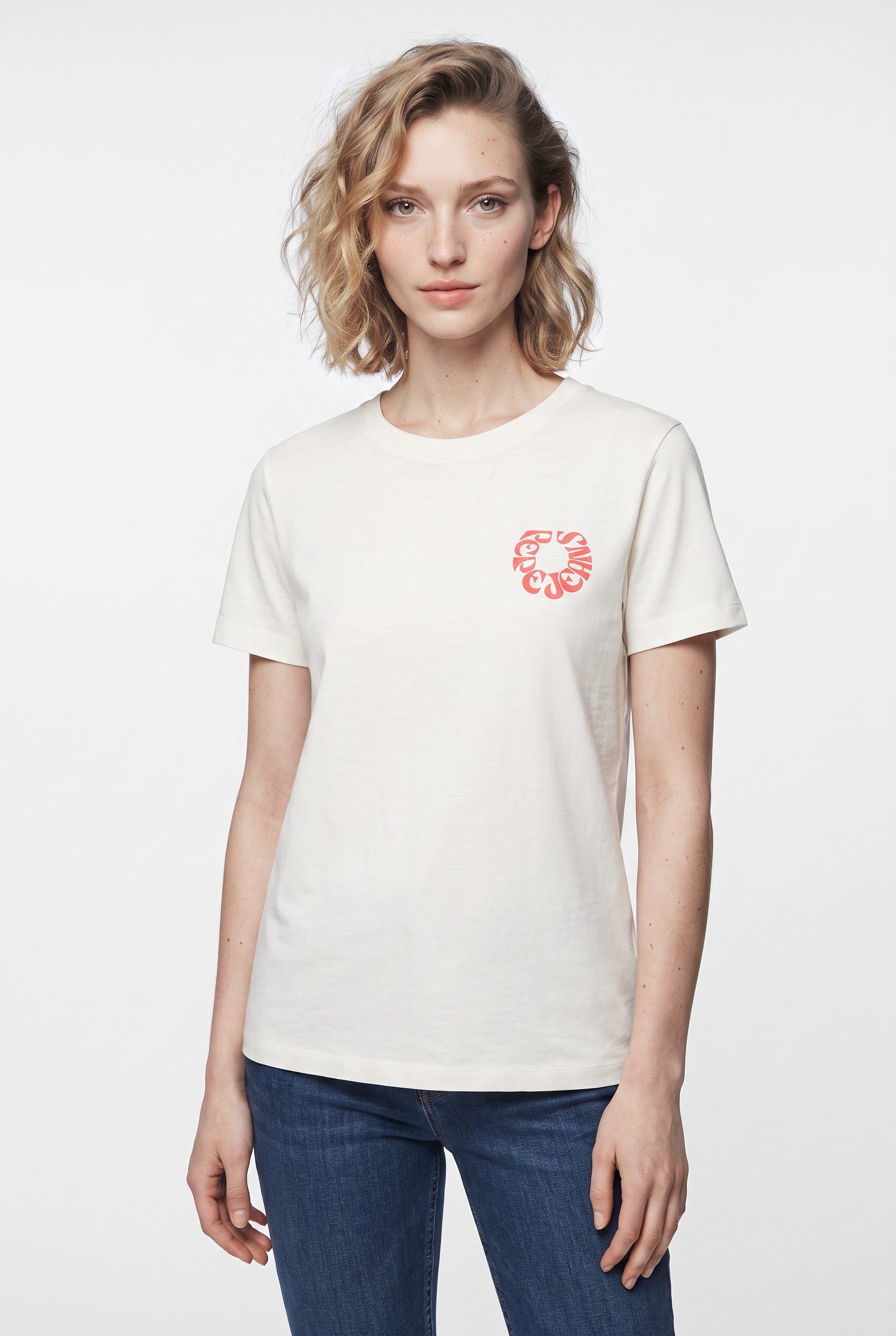 Pepe Jeans T-Shirt »BECKA« aus Baumwolle, Rundhalsform
