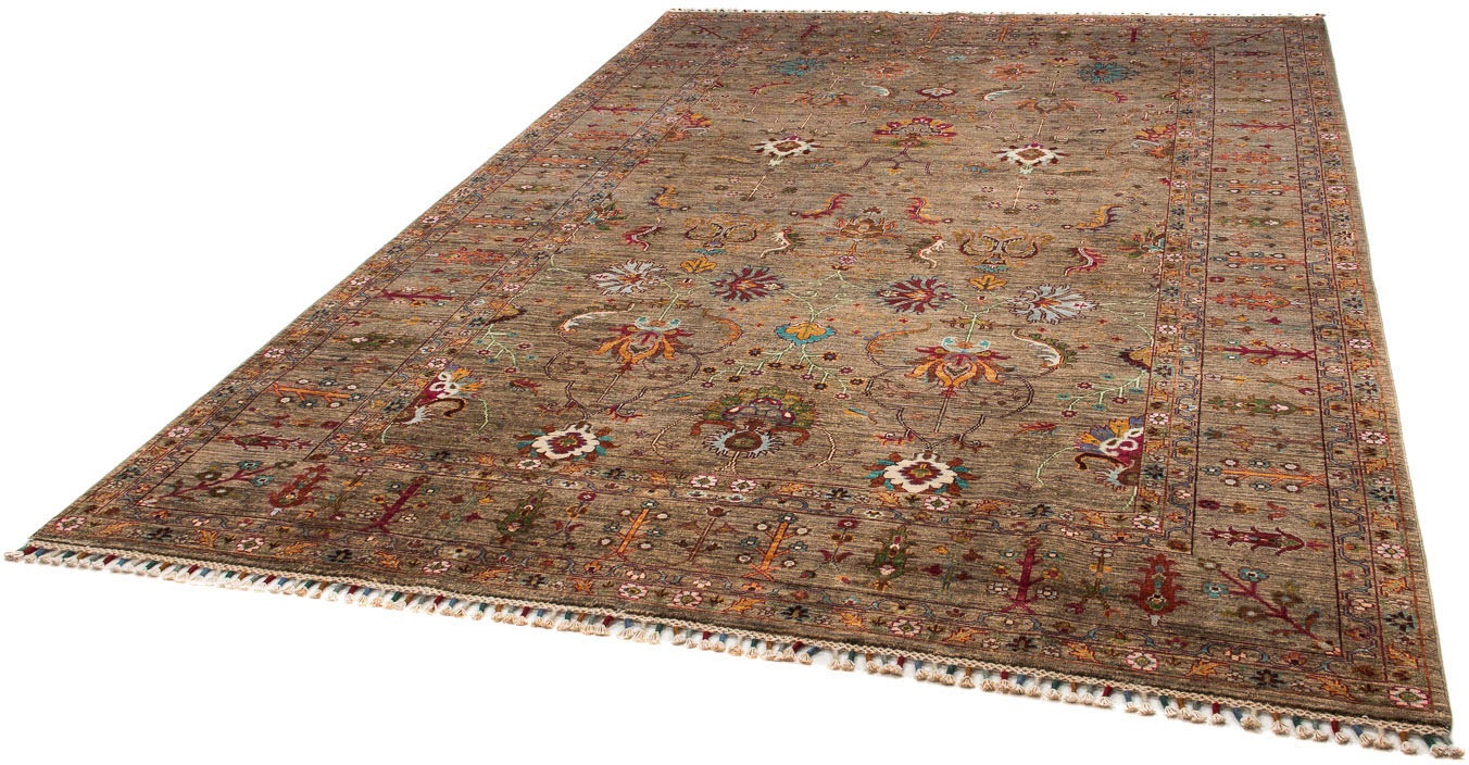 Image of morgenland Orientteppich »Ziegler - 296 x 209 cm - braun«, rechteckig, 6 mm Höhe, Wohnzimmer, Handgeknüpft, Einzelstück mit Zertifikat bei Ackermann Versand Schweiz