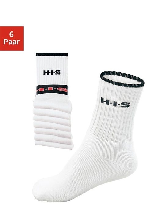 Image of H.I.S Sportsocken, (6 Paar), mit Frottee & verstärkten Belastungszonen bei Ackermann Versand Schweiz