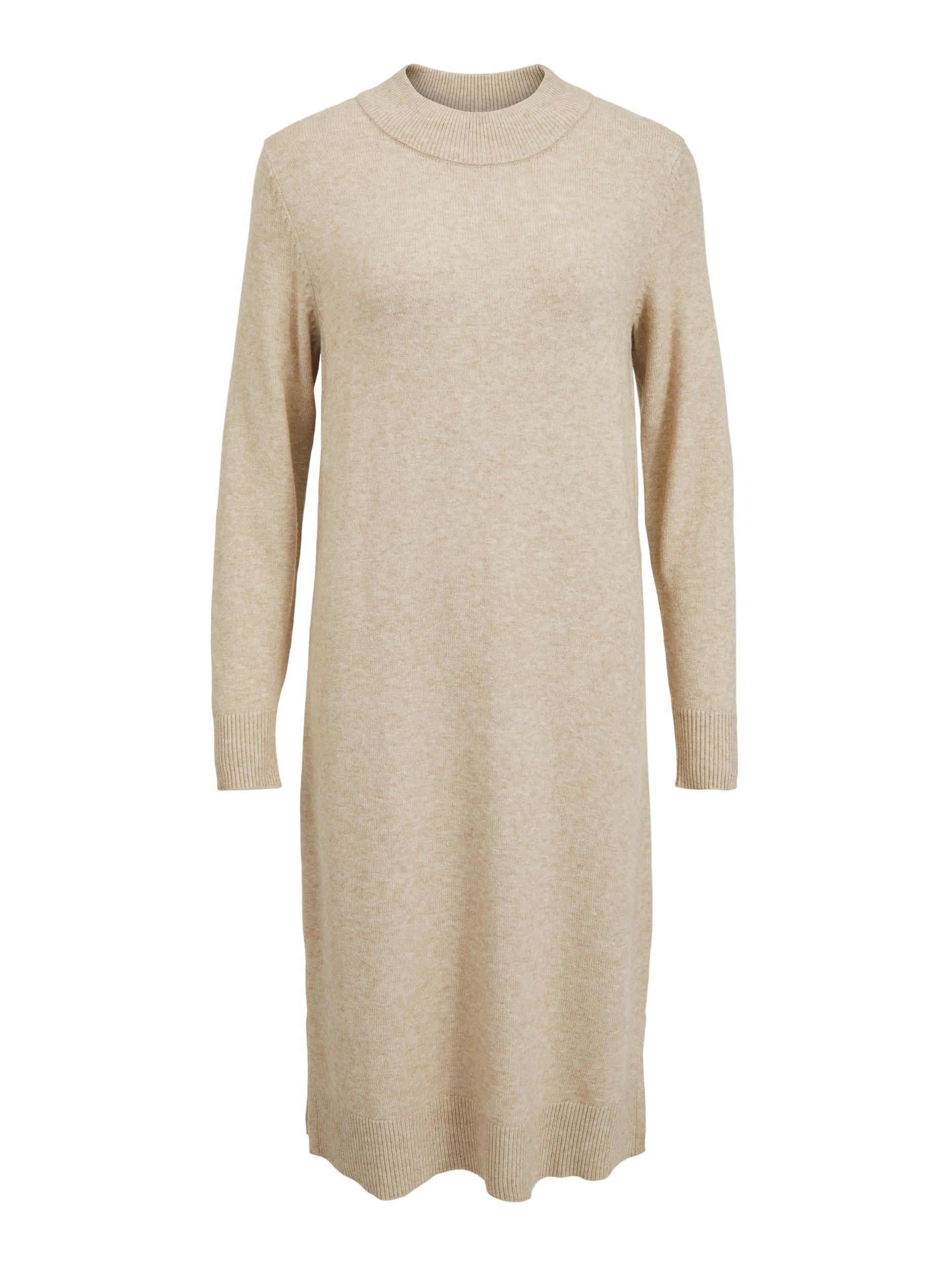 Vila Strickkleid »VIRIL CREW NECK L/S MIDI DRESS - NOOS«