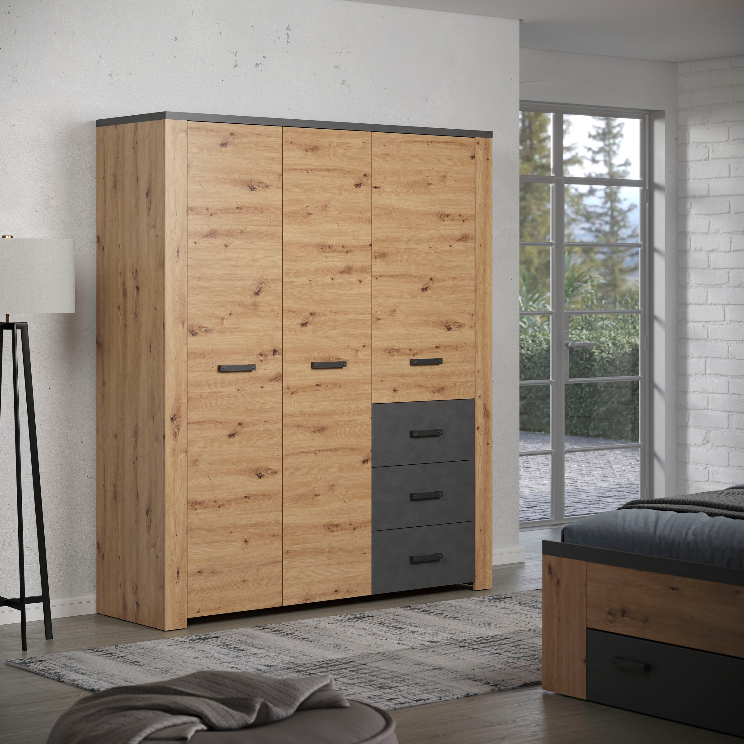 Home affaire Kleiderschrank »Ambres«, (1 St.)