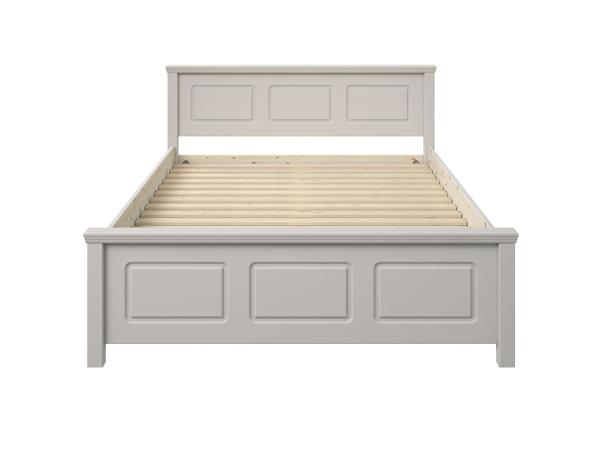 GOODproduct Lit en bois massif »ERIK' , Made in Europe, optional mit Schublade, Massivholz Kiefer« FSC® zertifiziert,  in mehreren Grössen, Landhausstil mit Kassettenoptik